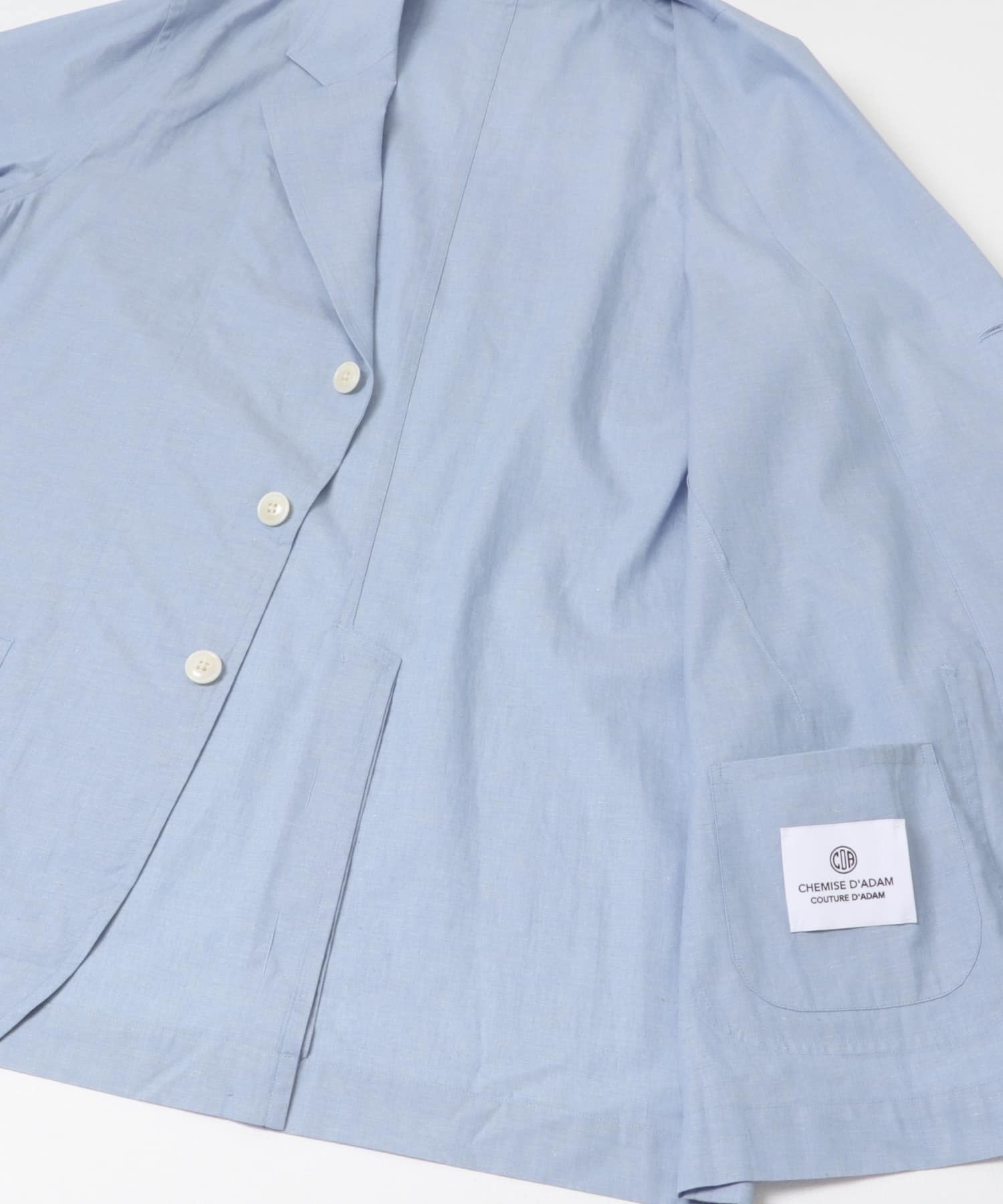 『別注』CHEMISE D'ADAM×URBAN RESEARCH　SHIRTS JACKET SINGLE BLUE 38