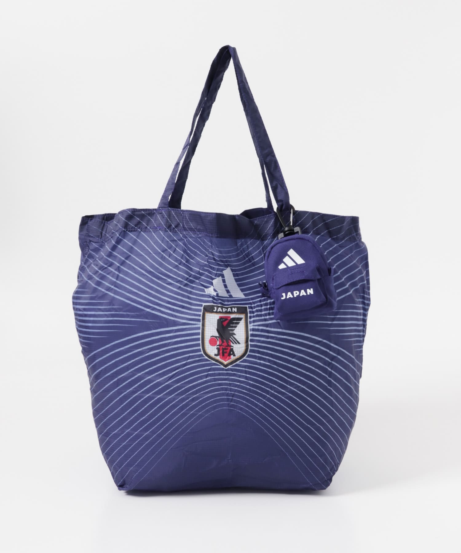 adidas　サッカー日本代表 PACKABLE BAG ホーム JAPAN BLUE Free
