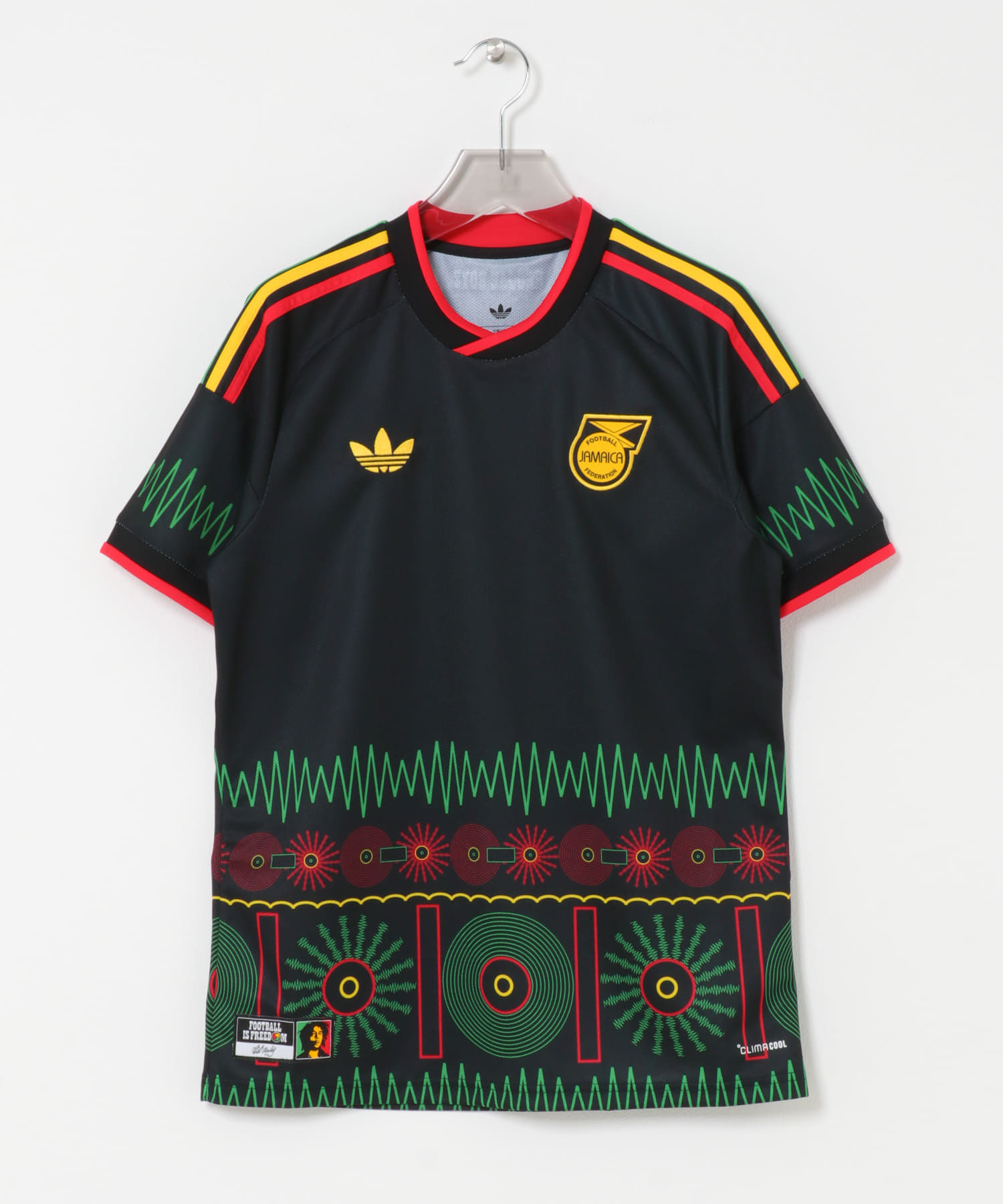 adidas　サッカージャマイカ代表 26 × ボブ・マーリー アウェイ レプリカ ユニフォーム