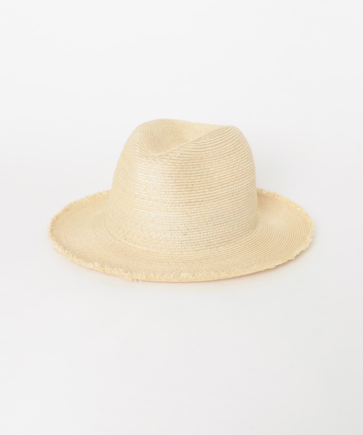 KIJIMA TAKAYUKI　ABACA CENTER CREASE HAT BEIGE 2