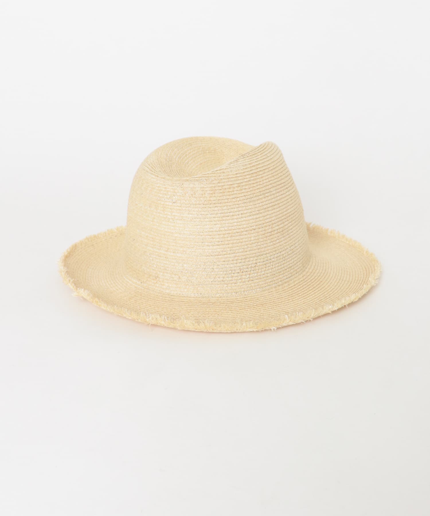 KIJIMA TAKAYUKI　ABACA CENTER CREASE HAT BEIGE 2