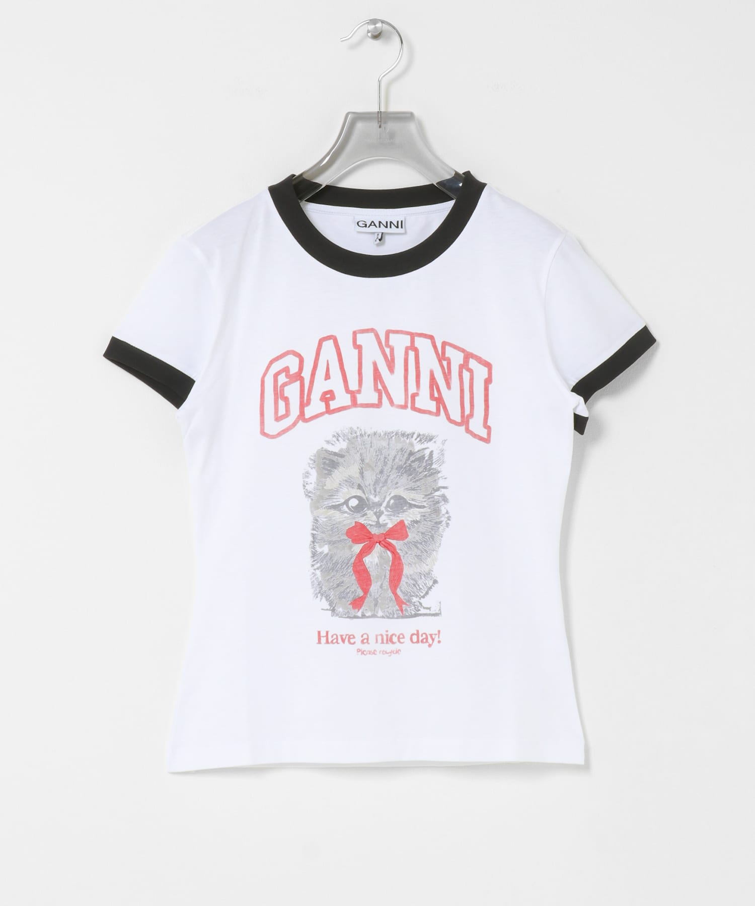 GANNI　JERSEY MARGOT KITTY PRINT