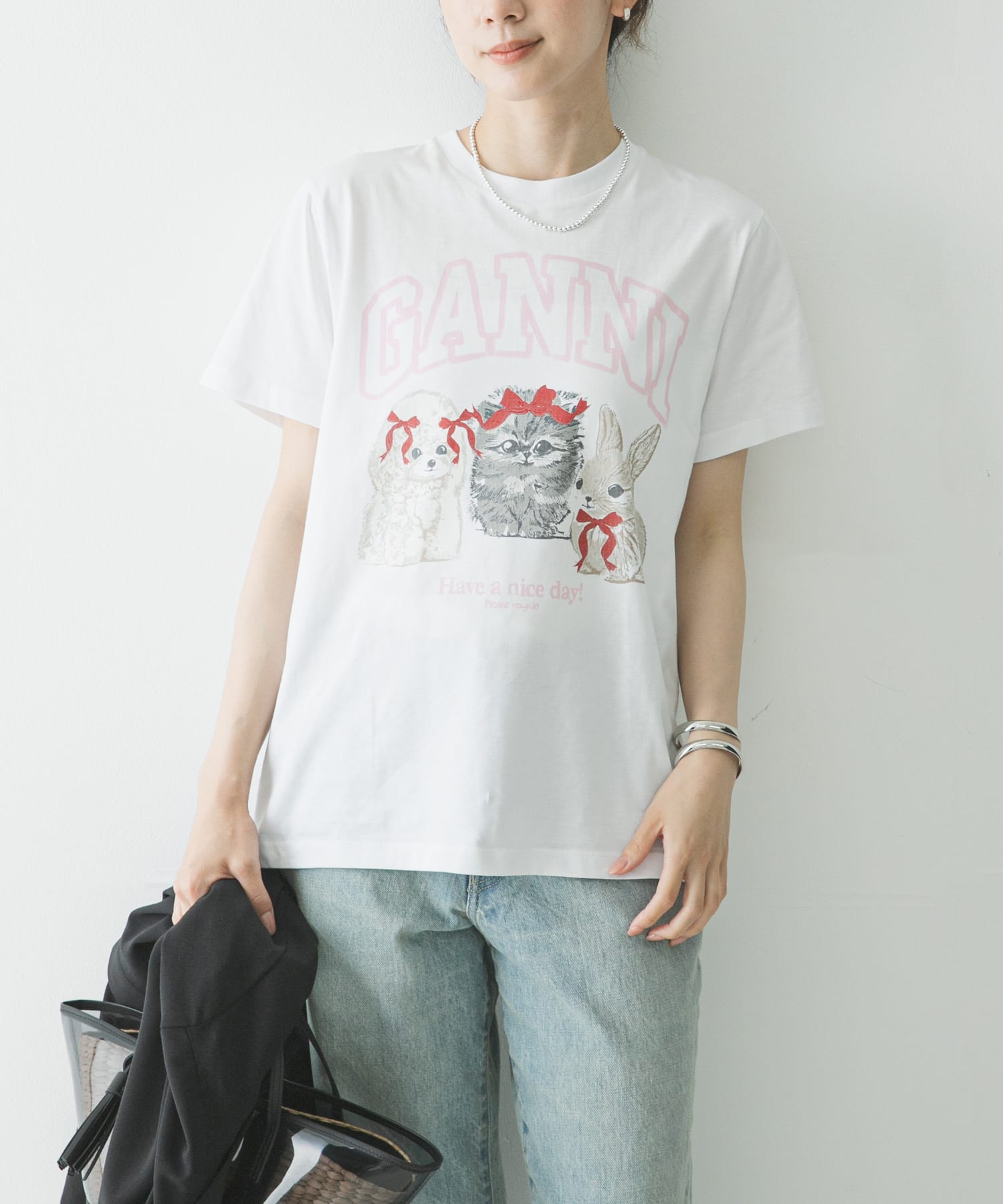 GANNI　JERSEY CUTE ANIMALS