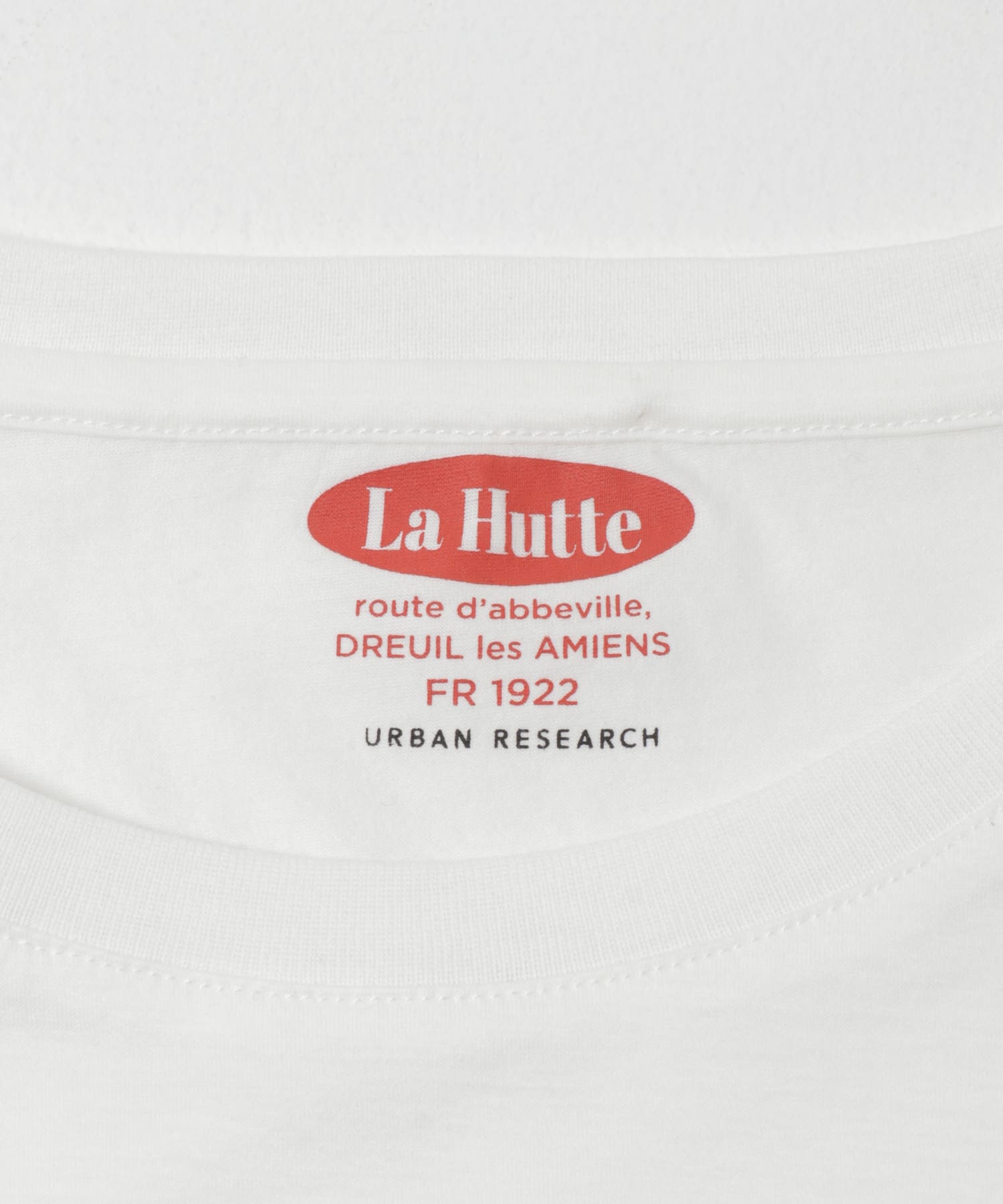 『別注』La Hutte×URBAN RESEARCH　Tシャツ ブルー×レッド Free
