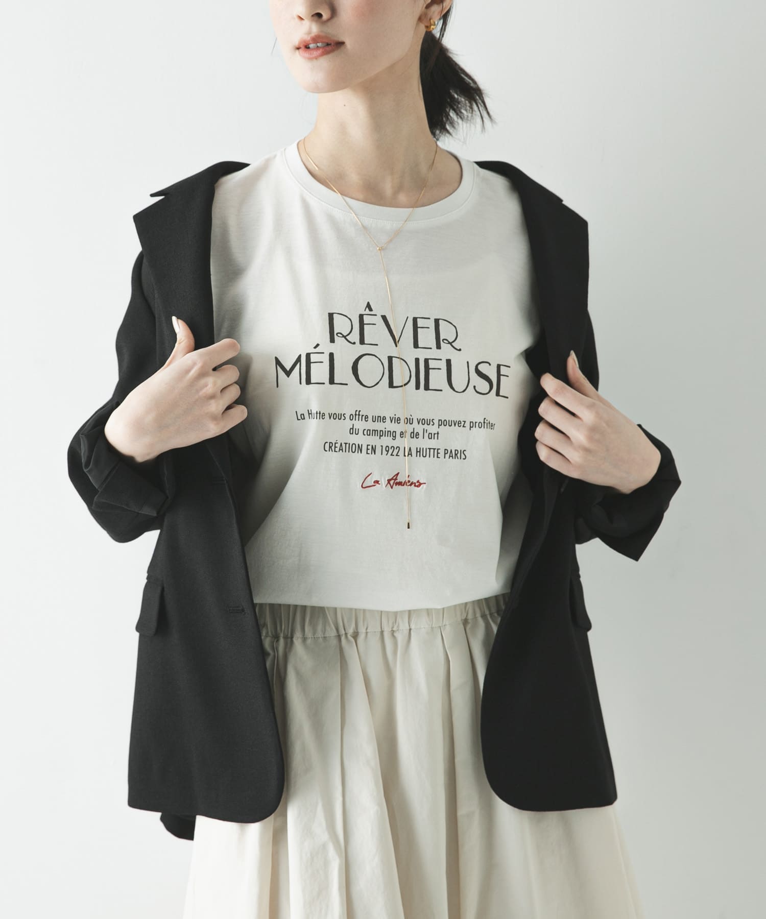 身長：166cm サイズ：Free