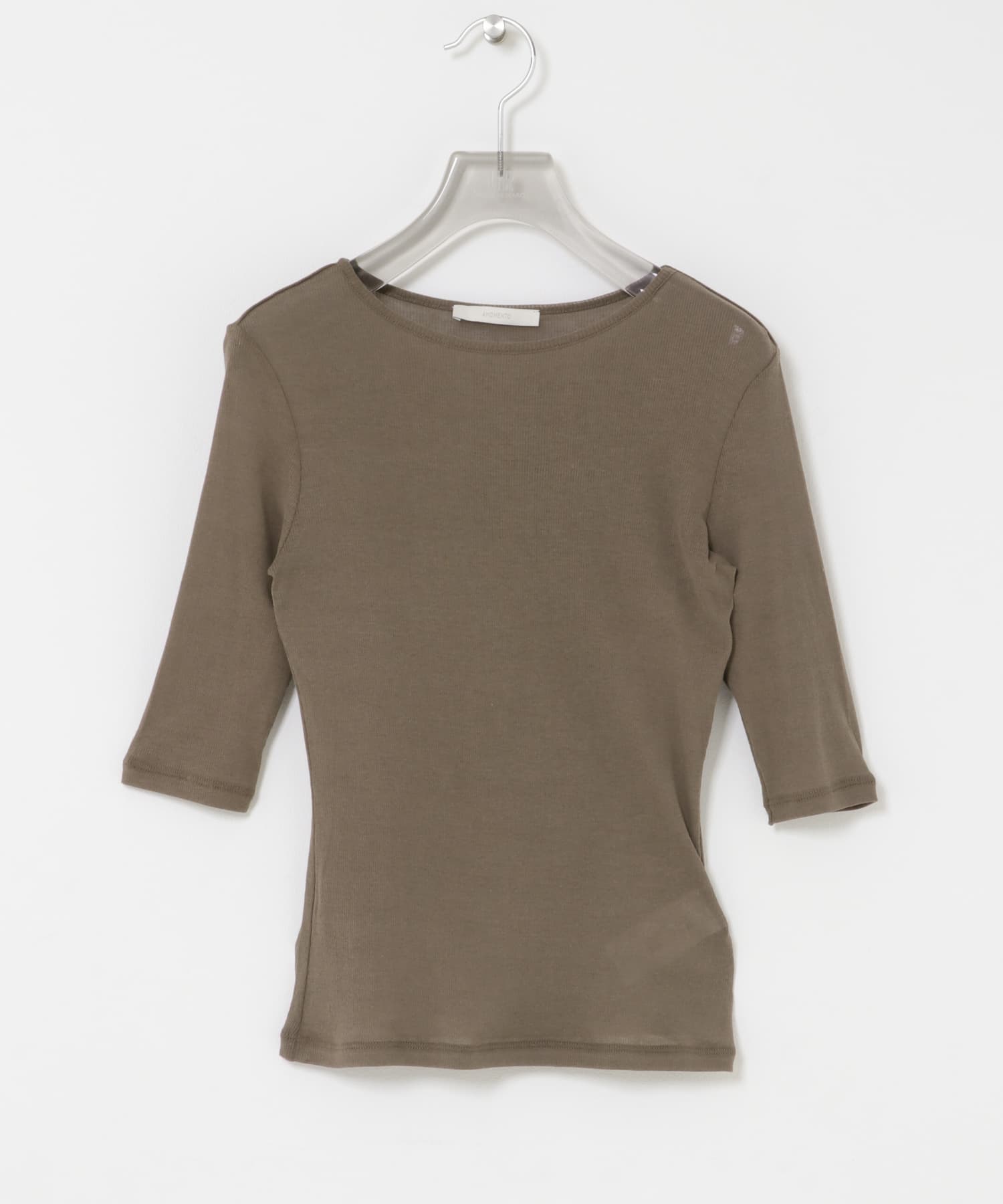 AMOMENTO　ROUND SHORT SLEEVE T-SHIRTS
