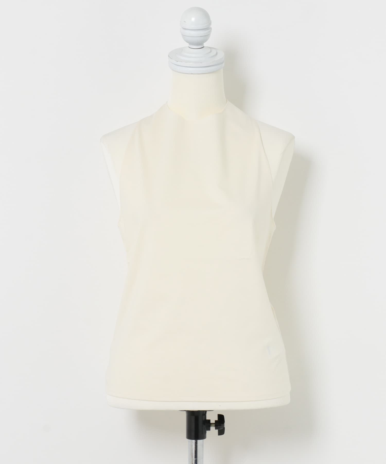 AMOMENTO SCOOP NECK TWO WAY VEST(0 BEIGE): トップス｜URBAN