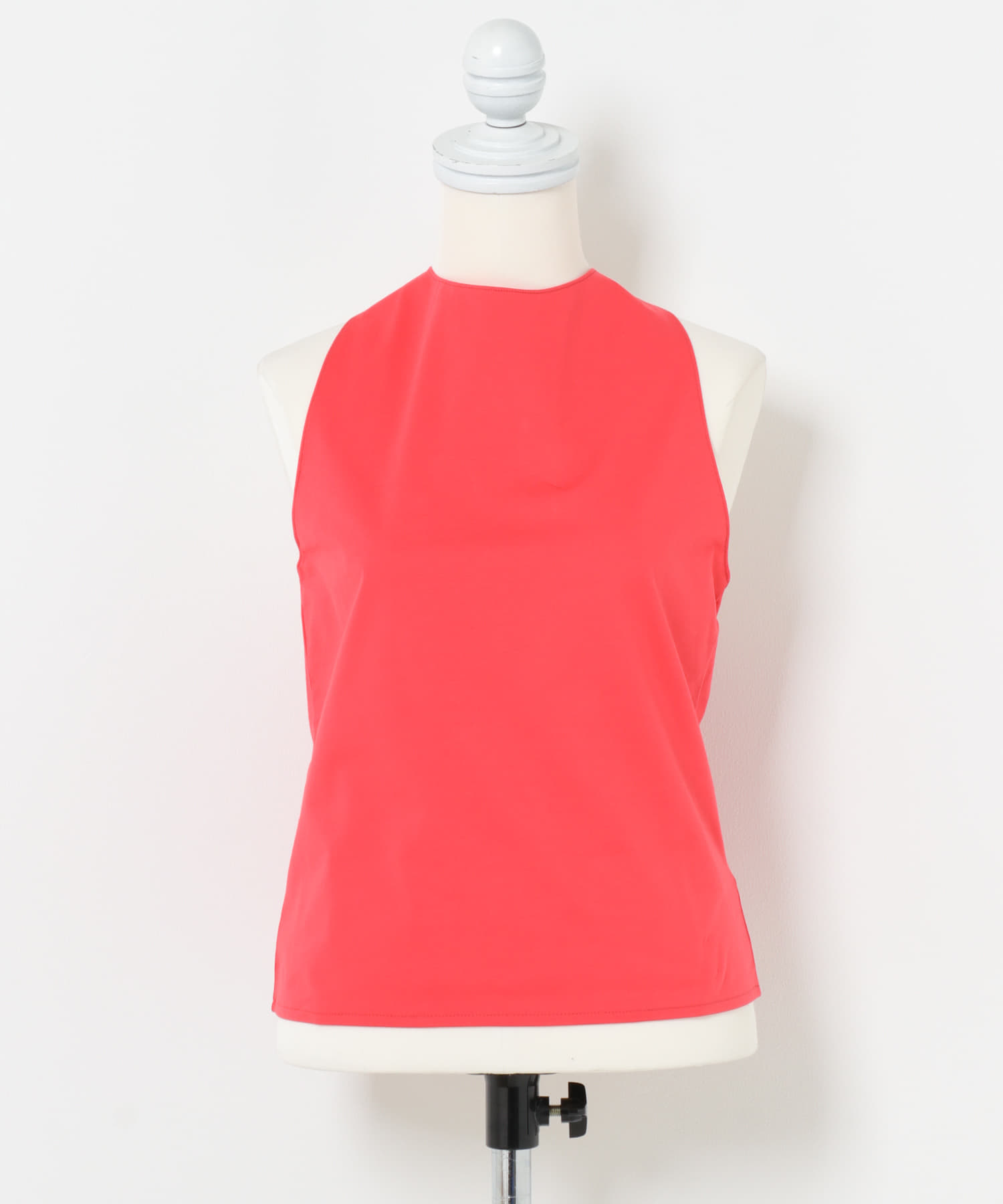 AMOMENTO　JERSEY HALTER NECK TOP