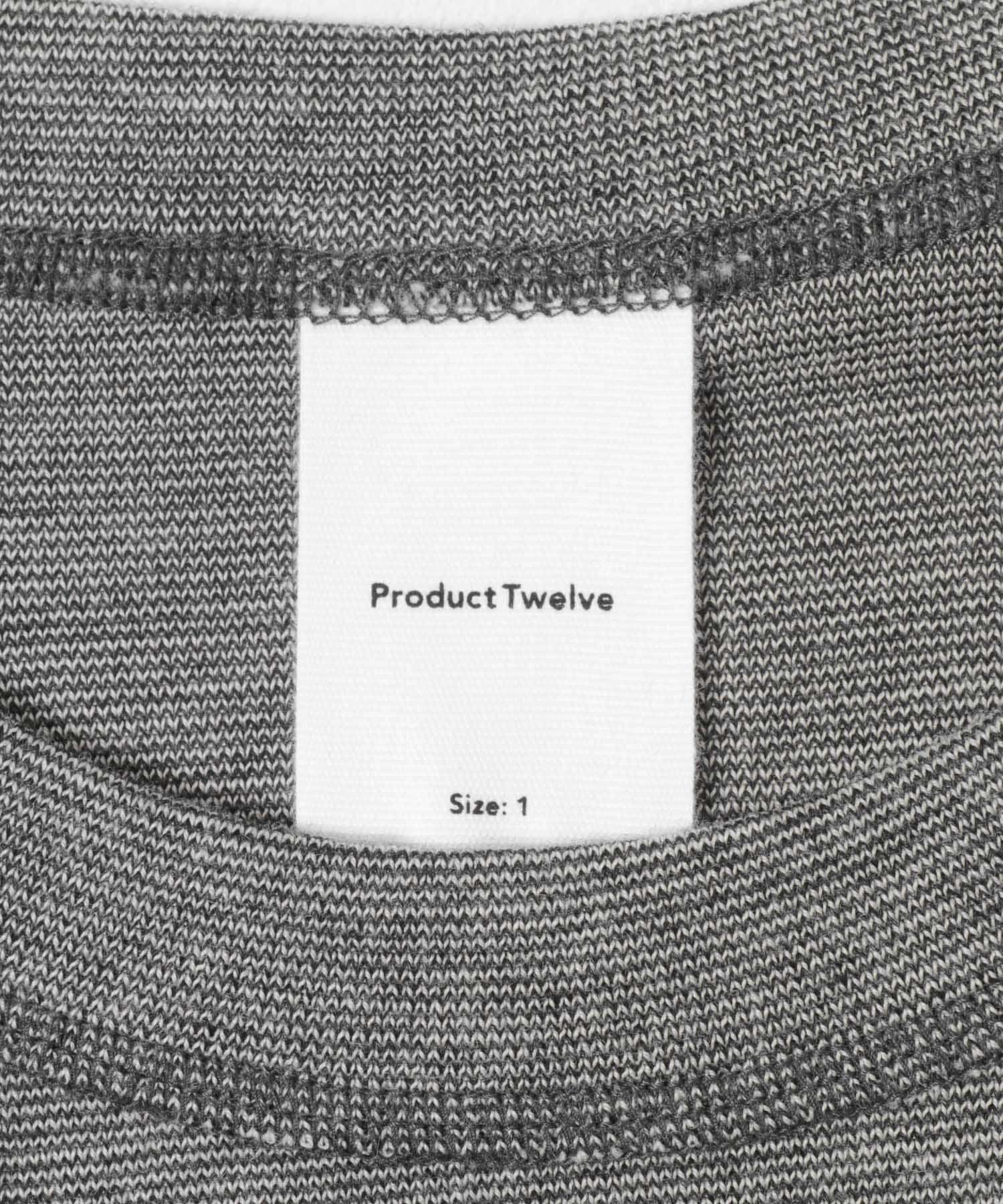Product Twelve　MELINO WOOL TANK TOP CHARCOAL 1