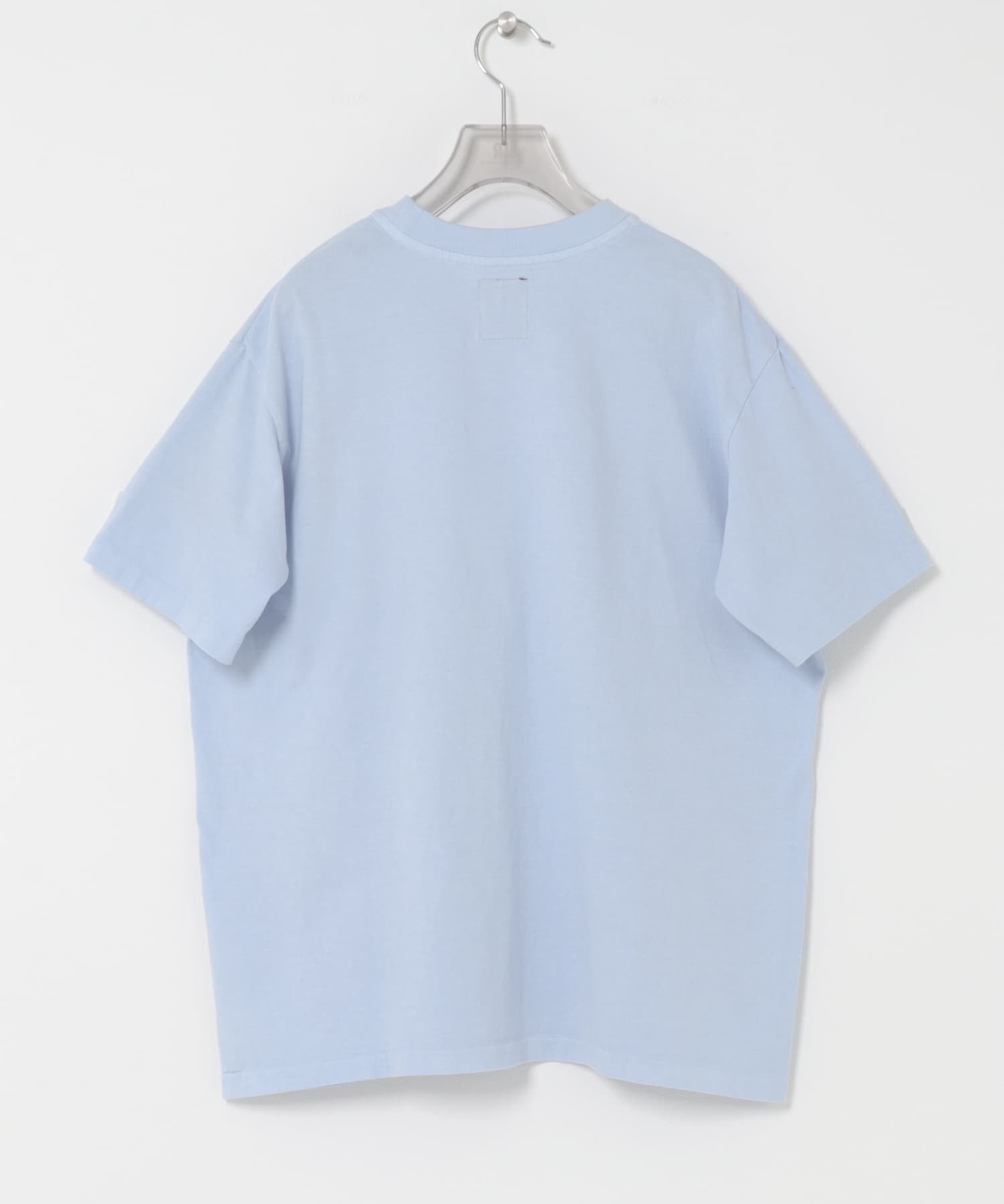 KURO　GRAND EST. VINTAGE WASH T-SHIRTS LIGHT BLUE S
