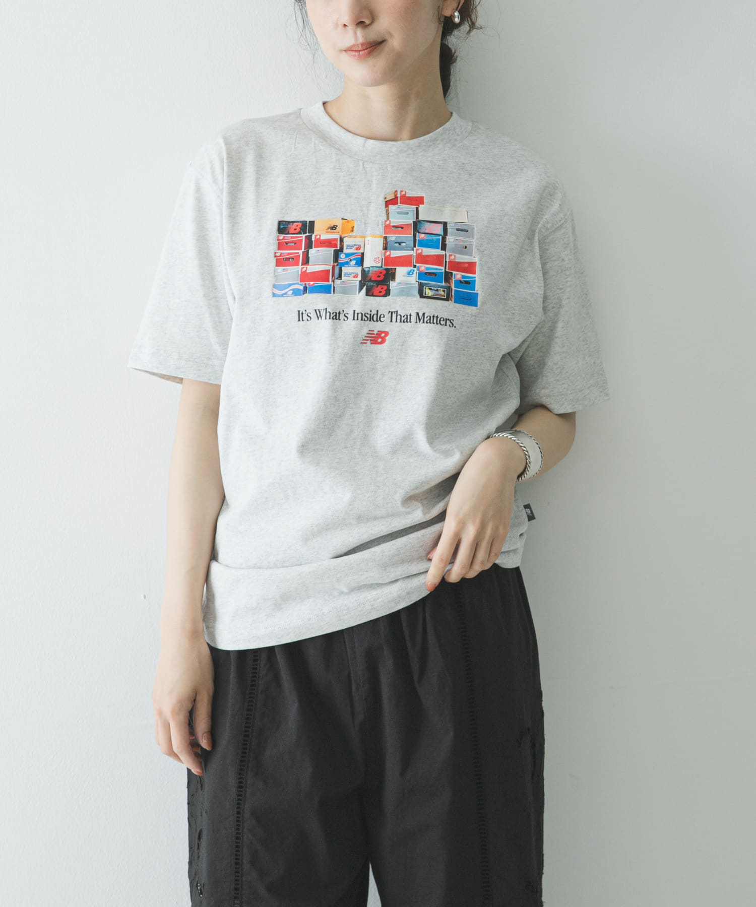 NEW BALANCE　ボックスTシャツ