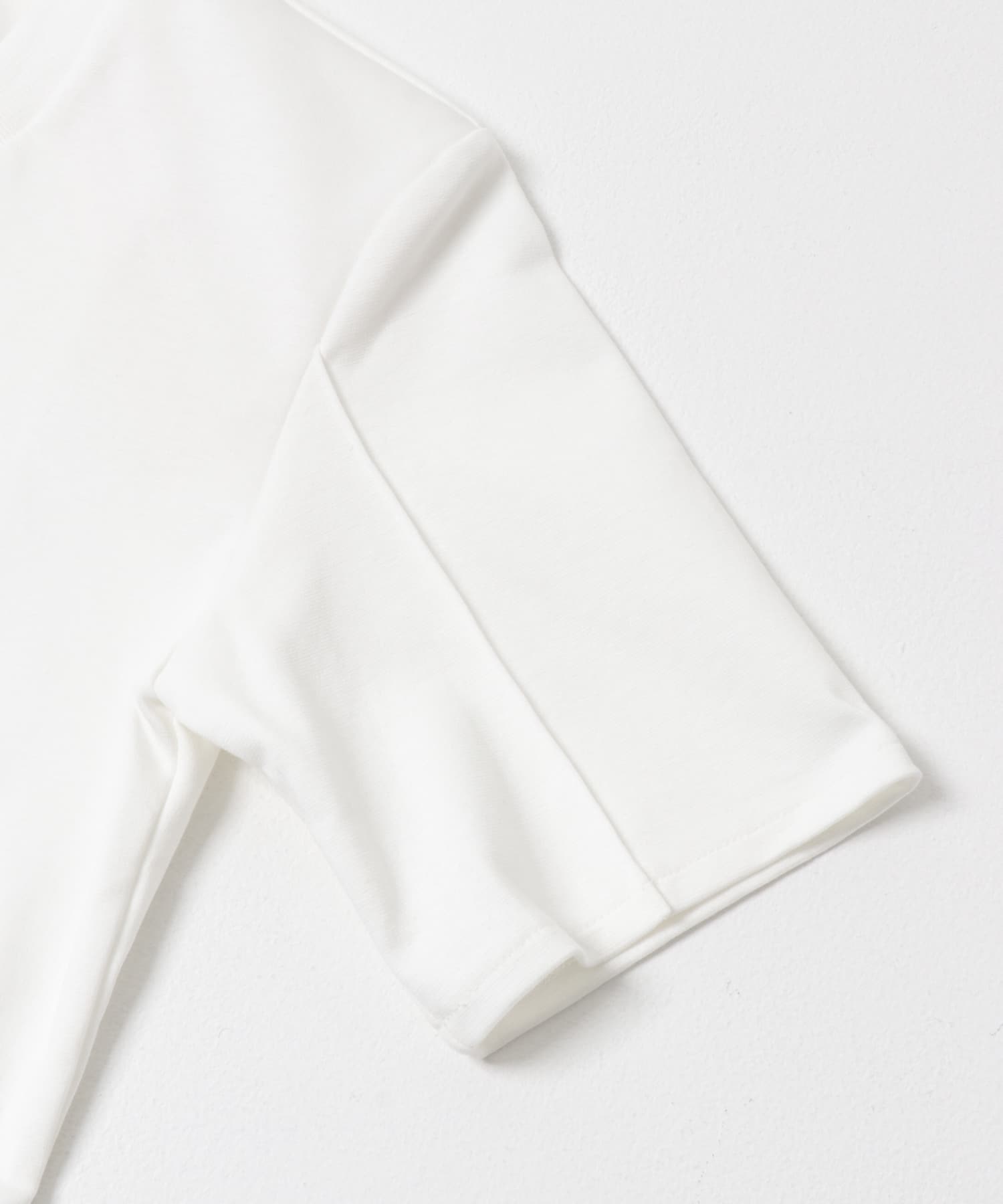 SATORU SASAKI　ショルダーパッドTシャツ WHITE 2