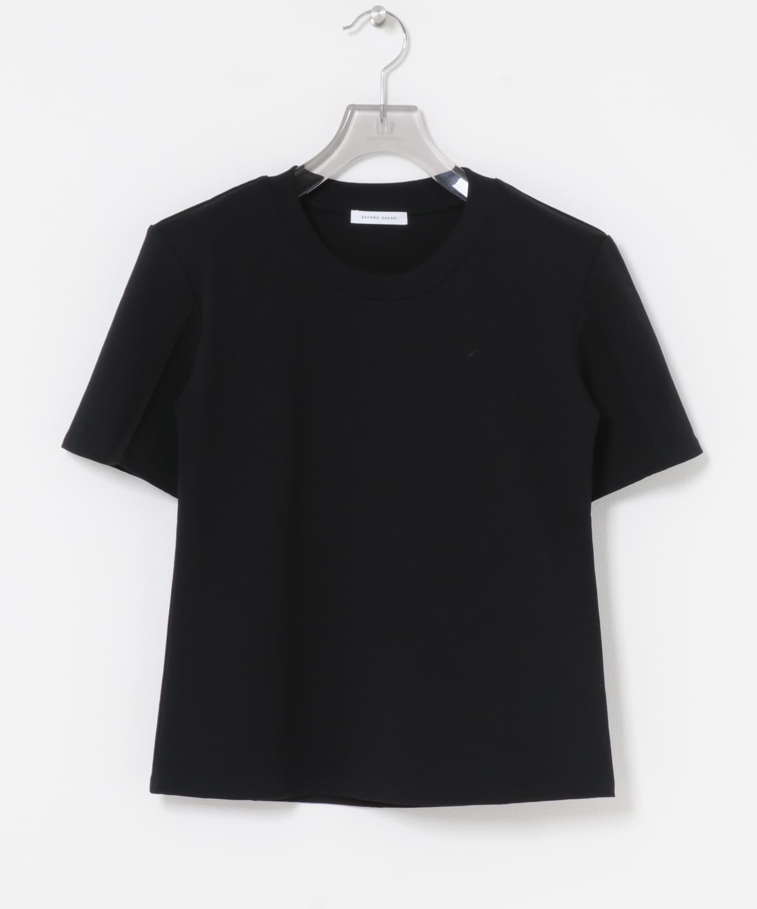 SATORU SASAKI　ショルダーパッドTシャツ BLACK 2