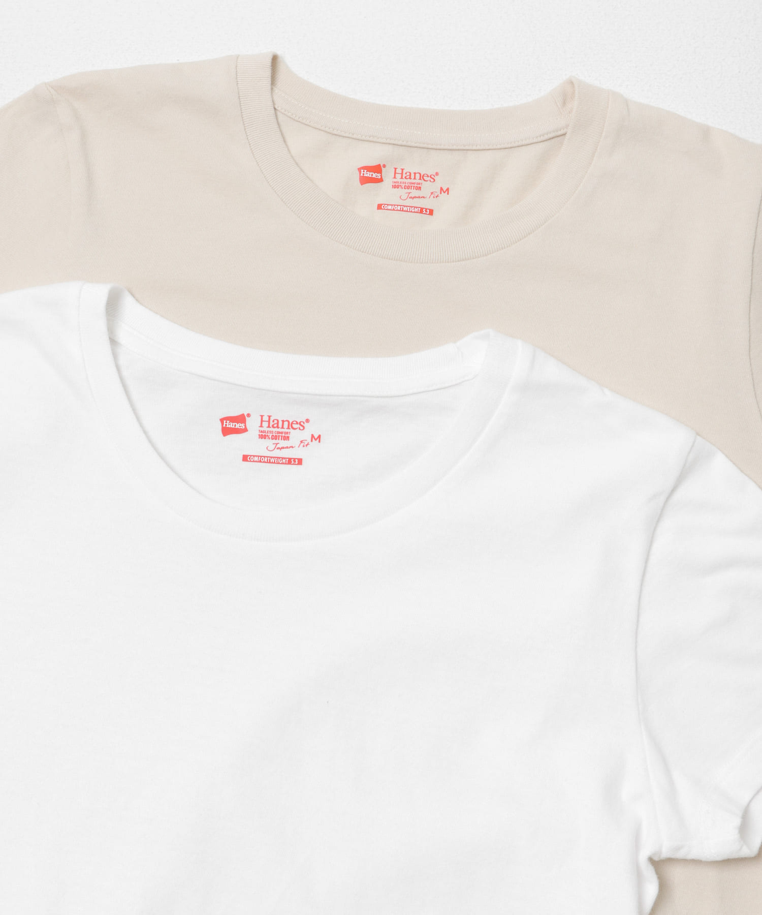 HANES　2P クルーネックTシャツ