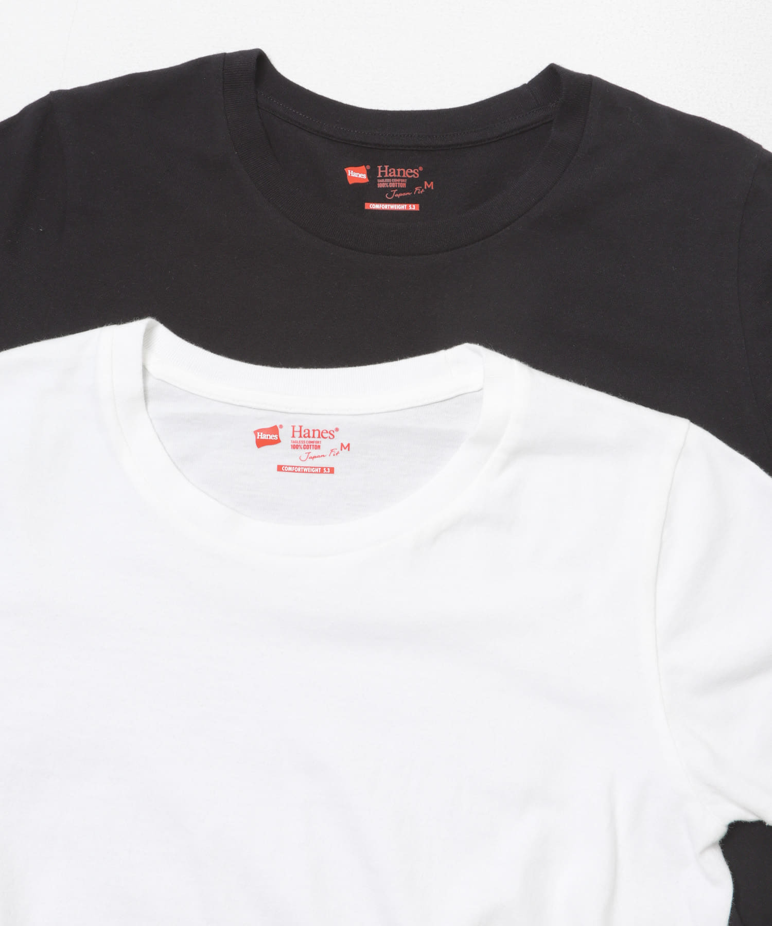 HANES　2P クルーネックTシャツ