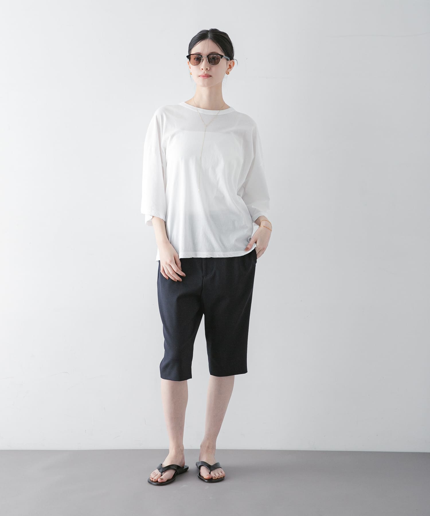 別注』ATON×URBAN RESEARCH WIDE SLEEVE T-SHIRTS(Free PINK