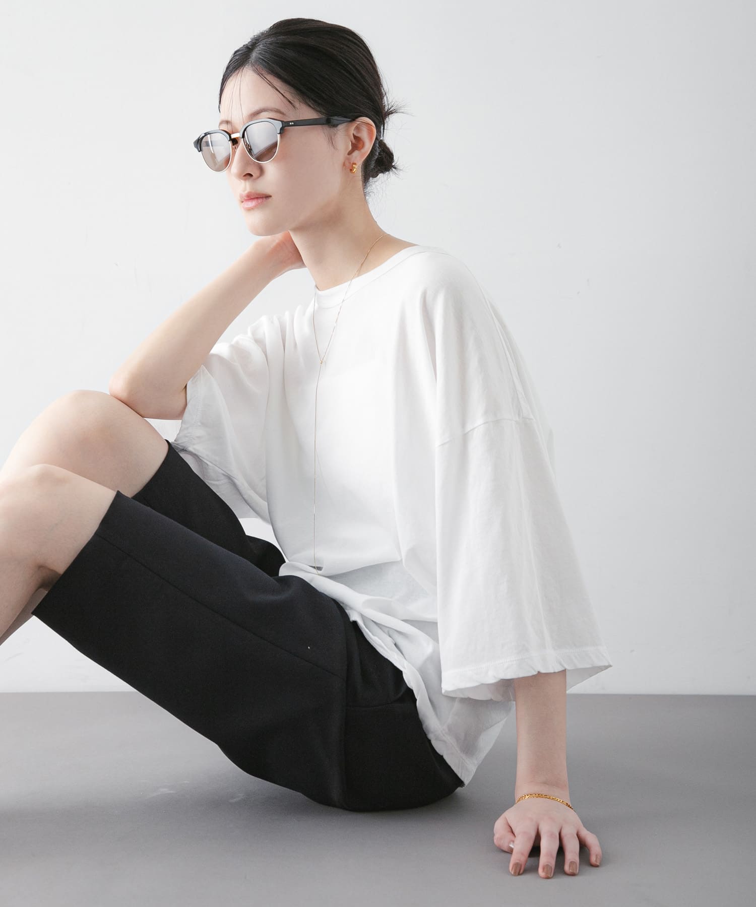 別注』ATON×URBAN RESEARCH WIDE SLEEVE T-SHIRTS(Free PINK