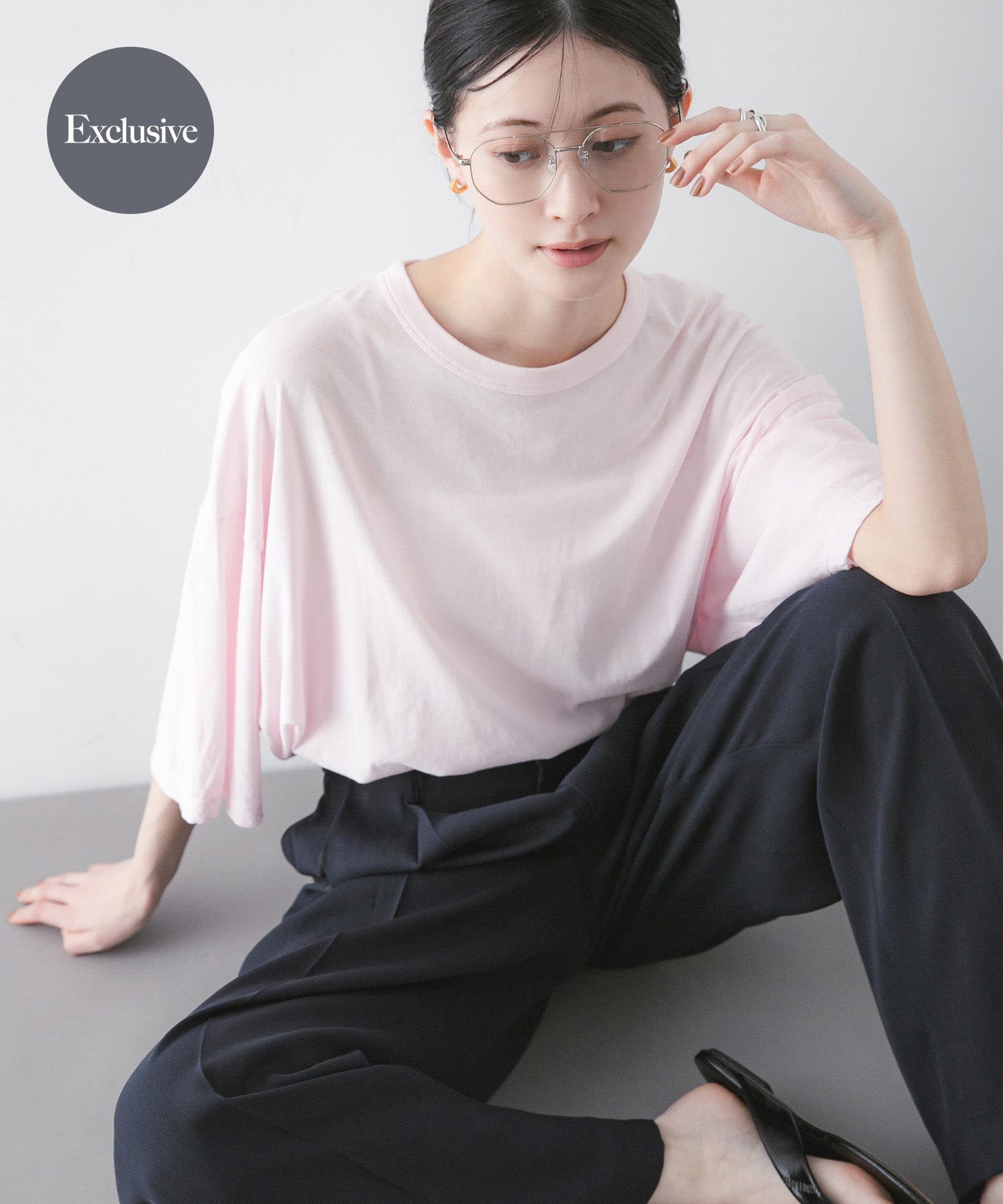 『別注』ATON×URBAN RESEARCH　WIDE SLEEVE T-SHIRTS