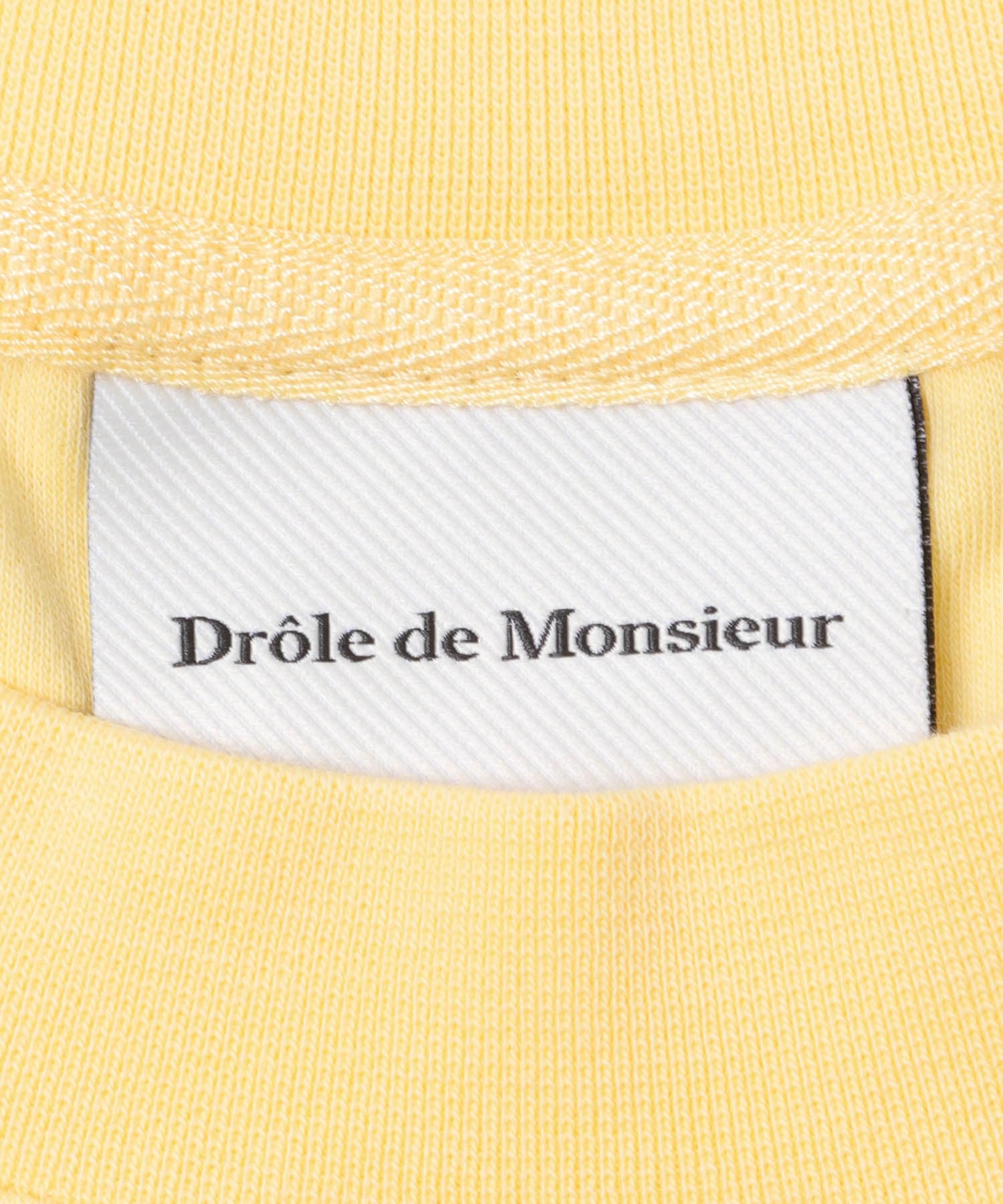 Drole de Monsieur　T-SHIRTS SLOGAN PALMIERS L YELLOW XS