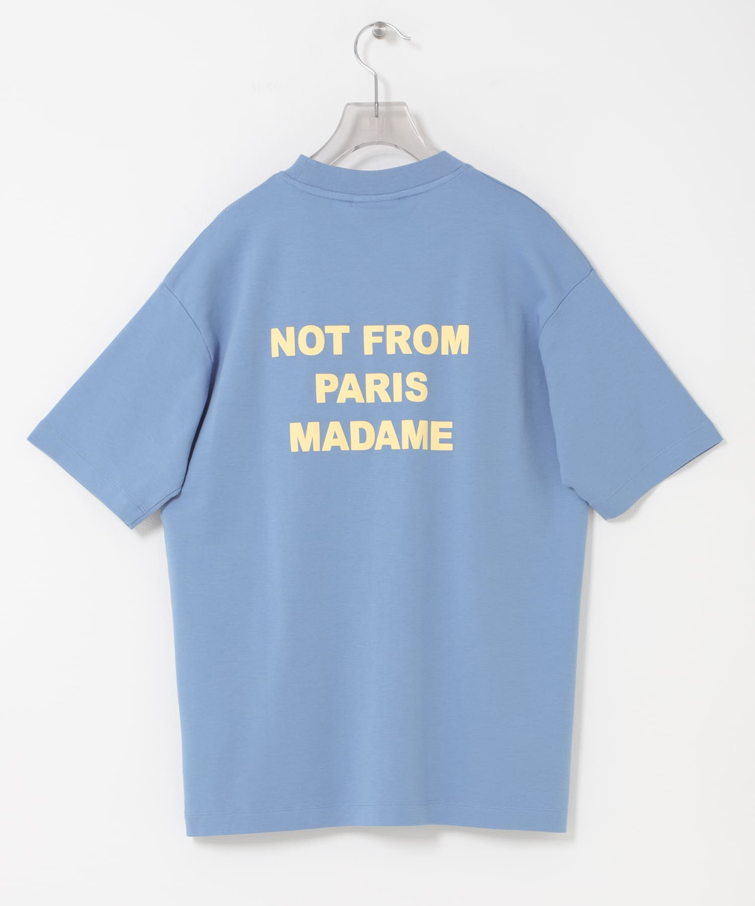 Drole de Monsieur　LE T SHIRT SLOGAN BLUE XS