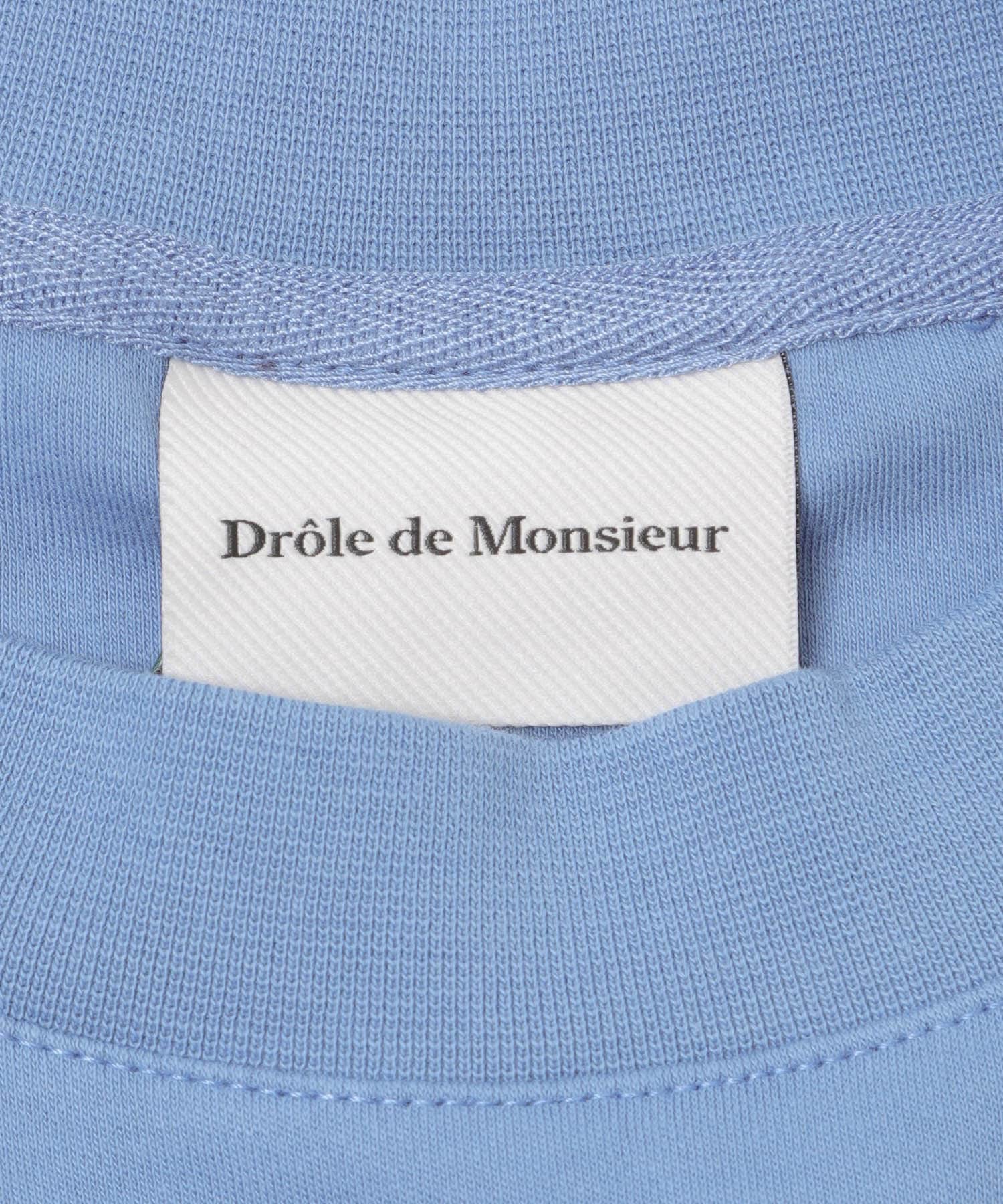 Drole de Monsieur　LE T SHIRT SLOGAN BLUE XS