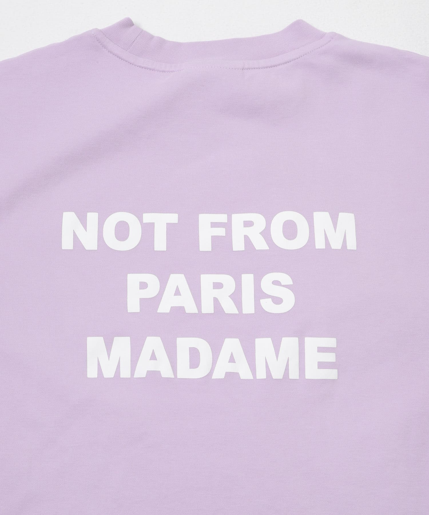 Drole de Monsieur　LE T SHIRT SLOGAN LAVANDER XS
