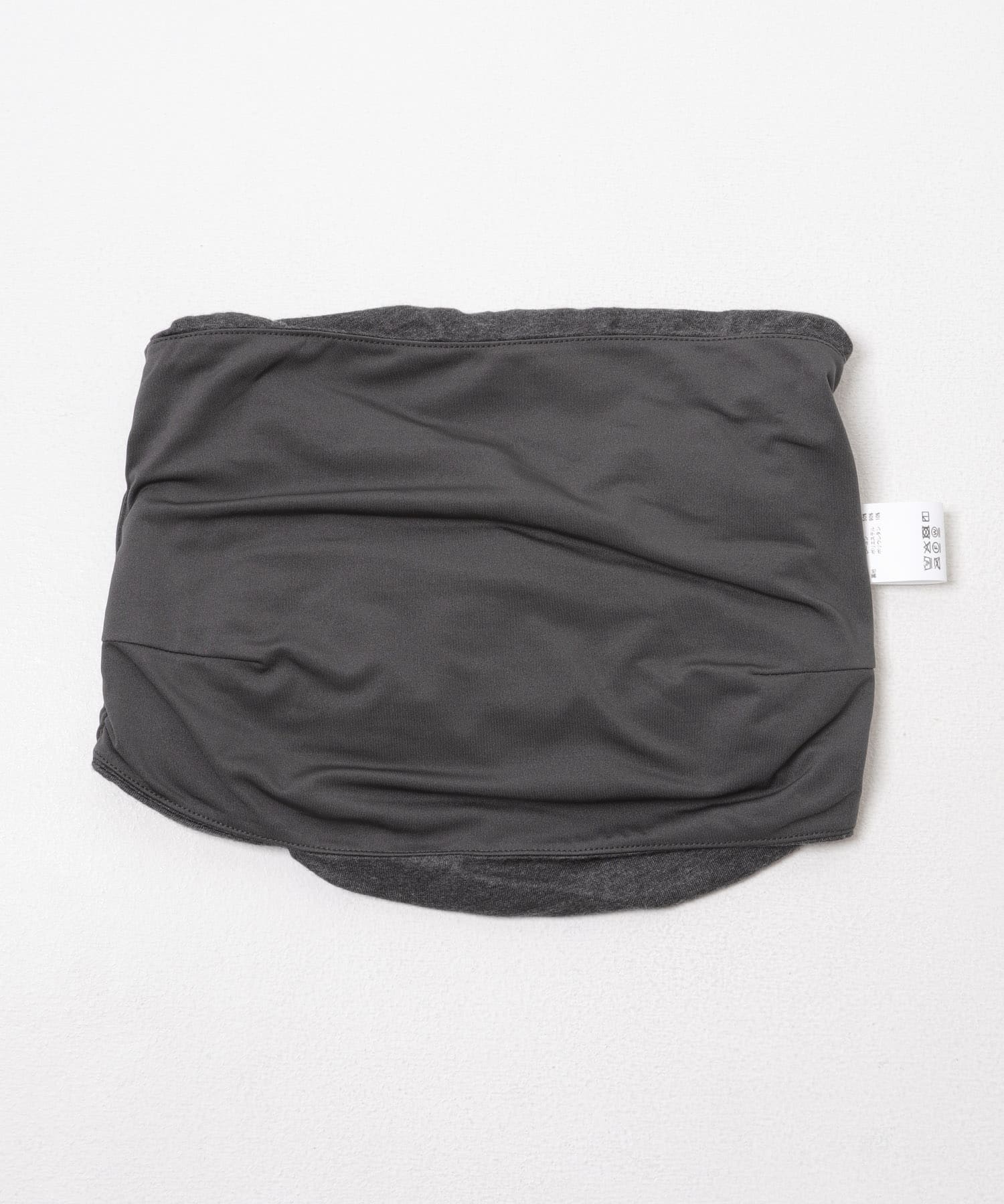 GANNI　DRAPED BANDEAU TOP PHANTOM 36