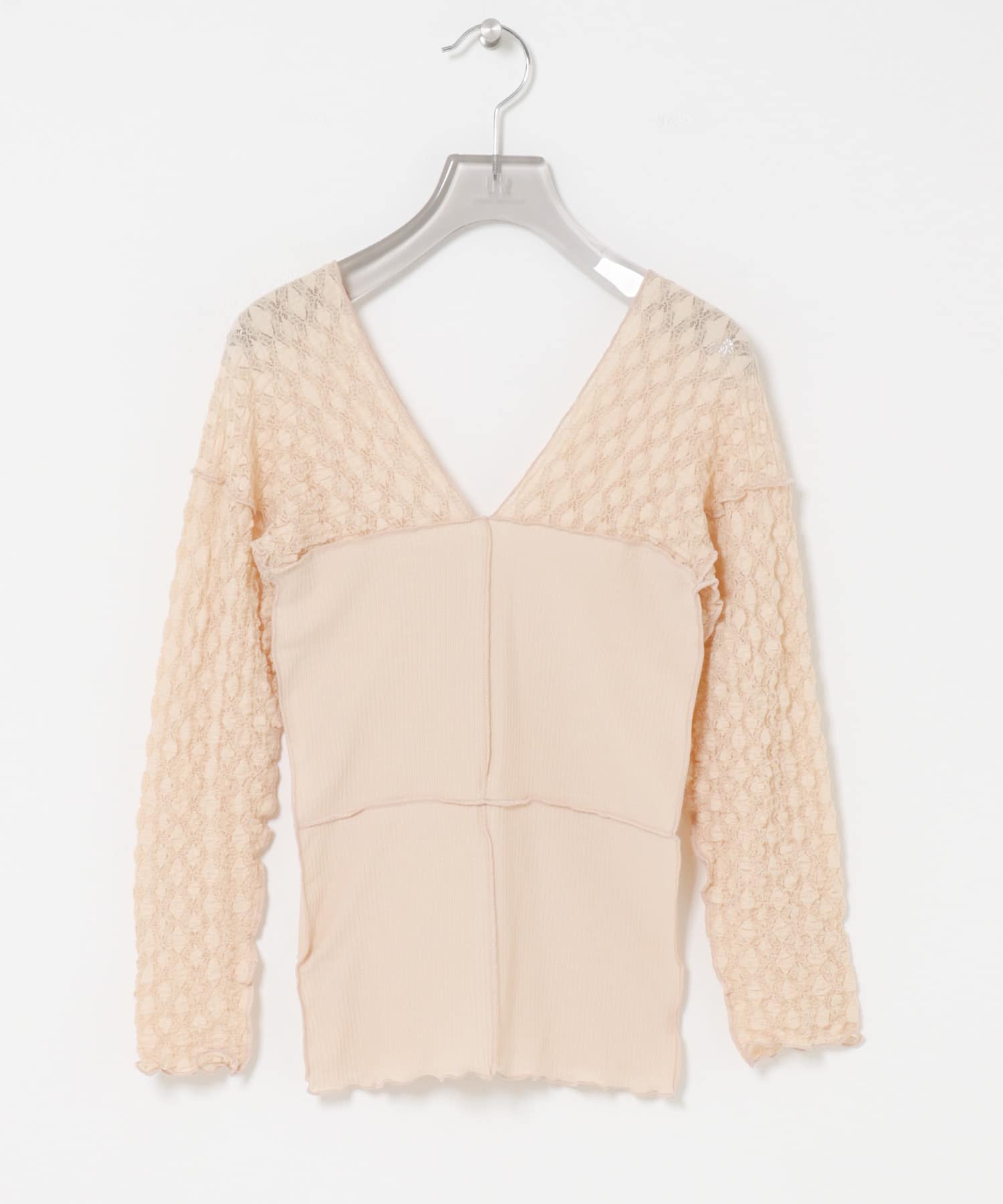 BASERANGE　NEHRU LONG SLEEVE T-SHIRTS DYLANBEIGE S