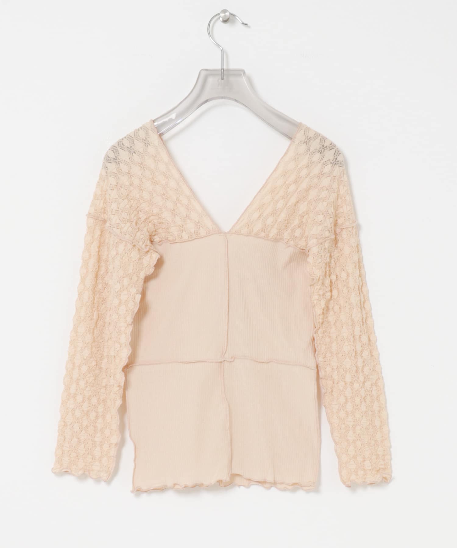 BASERANGE　NEHRU LONG SLEEVE T-SHIRTS DYLANBEIGE S