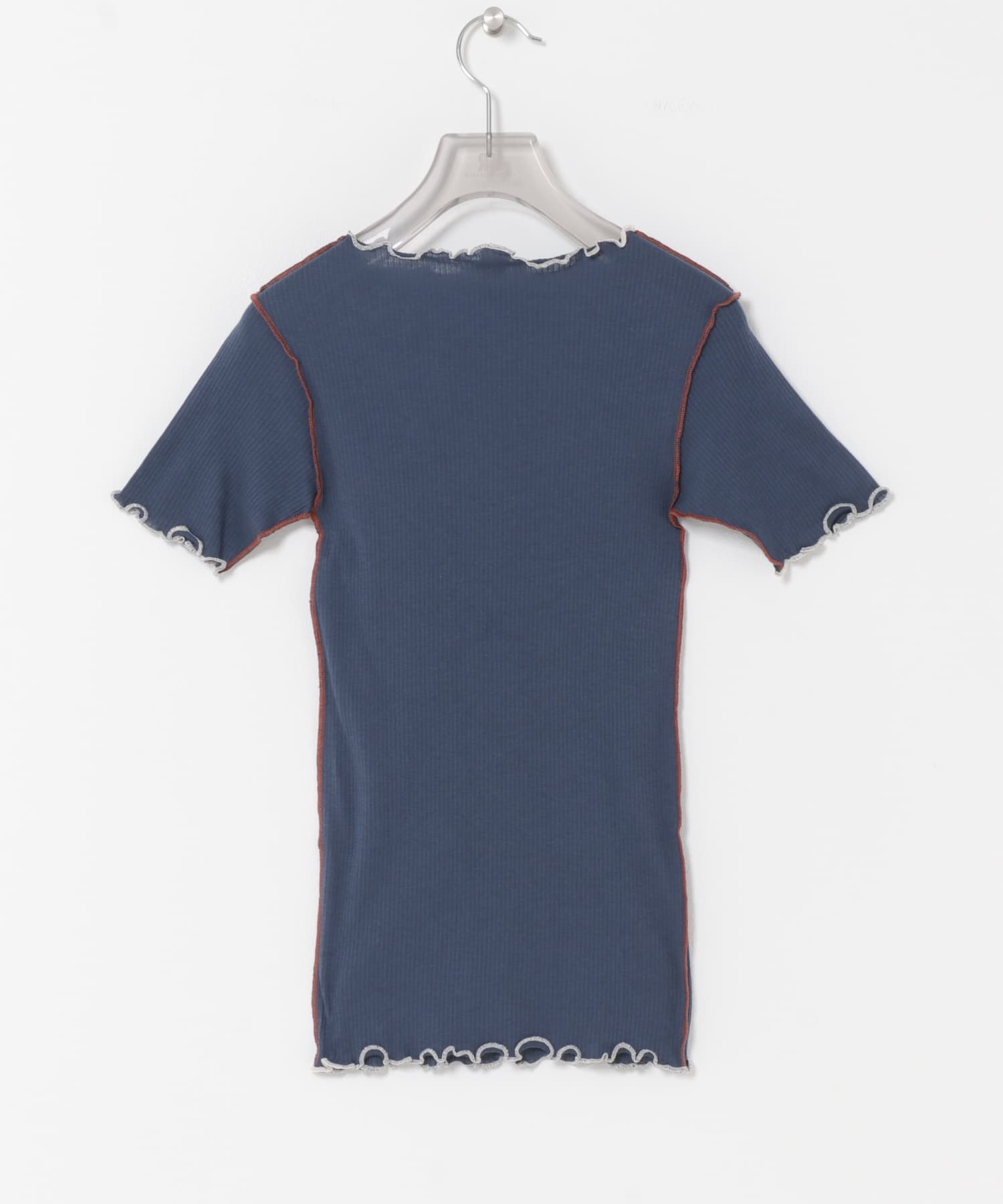 BASERANGE　VEIN T-SHIRTS P BLUE S