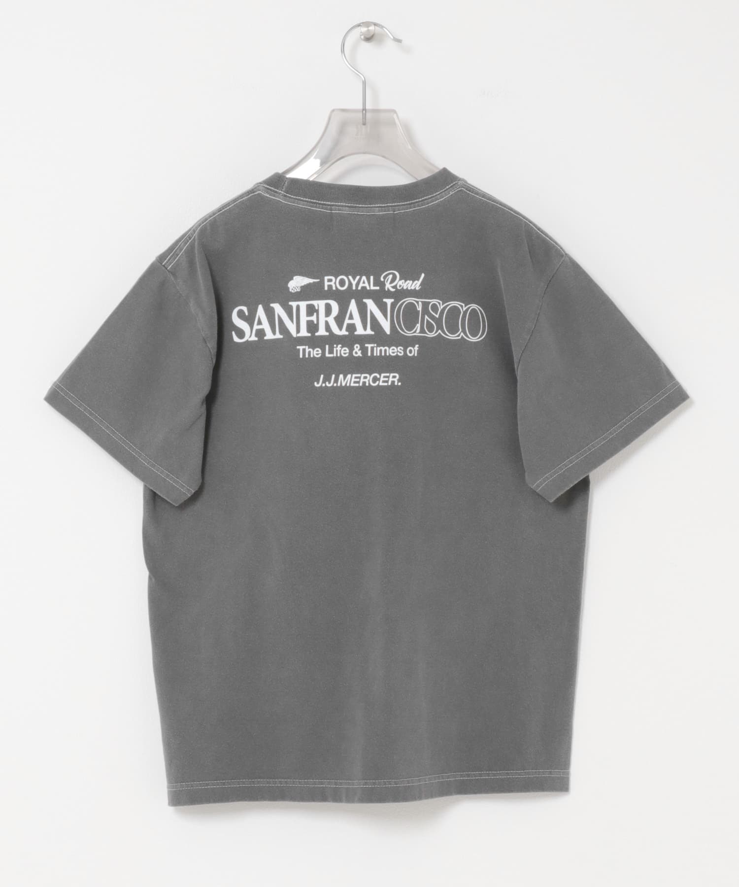 『別注』J.J.Mercer×URBAN RESEARCH　PHOTO PRINT T-SHIRTS CHARCOAL M