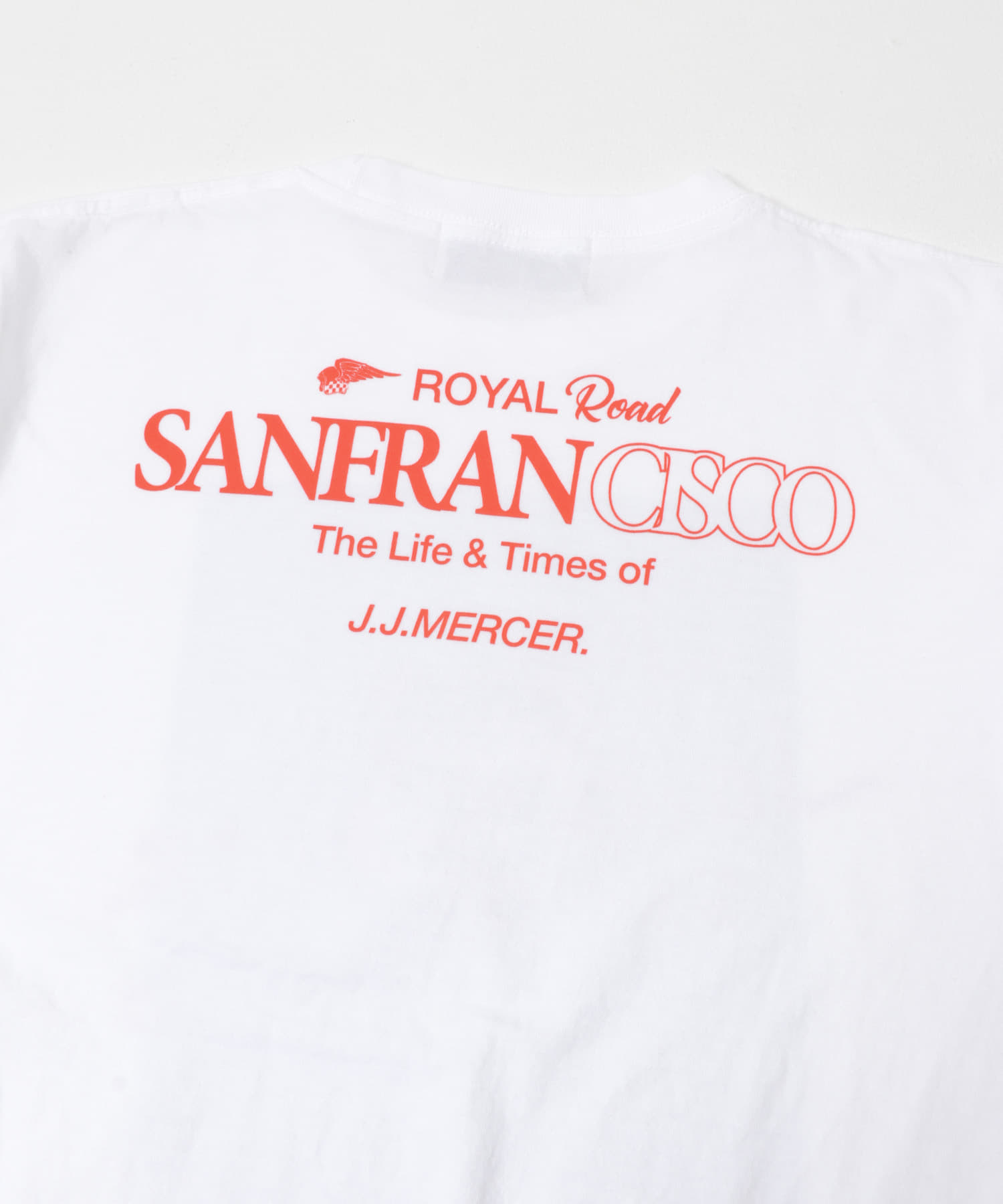 『別注』J.J.Mercer×URBAN RESEARCH　PHOTO PRINT T-SHIRTS WHITE M