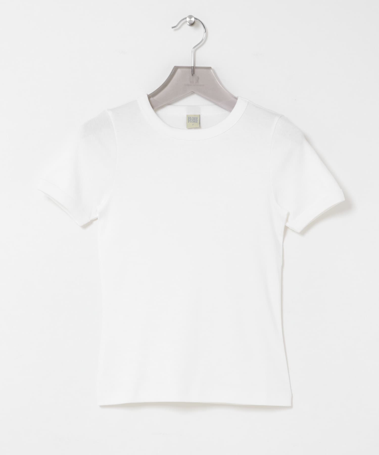 FLORE FLORE　CAR T-SHIRTS WHITE S