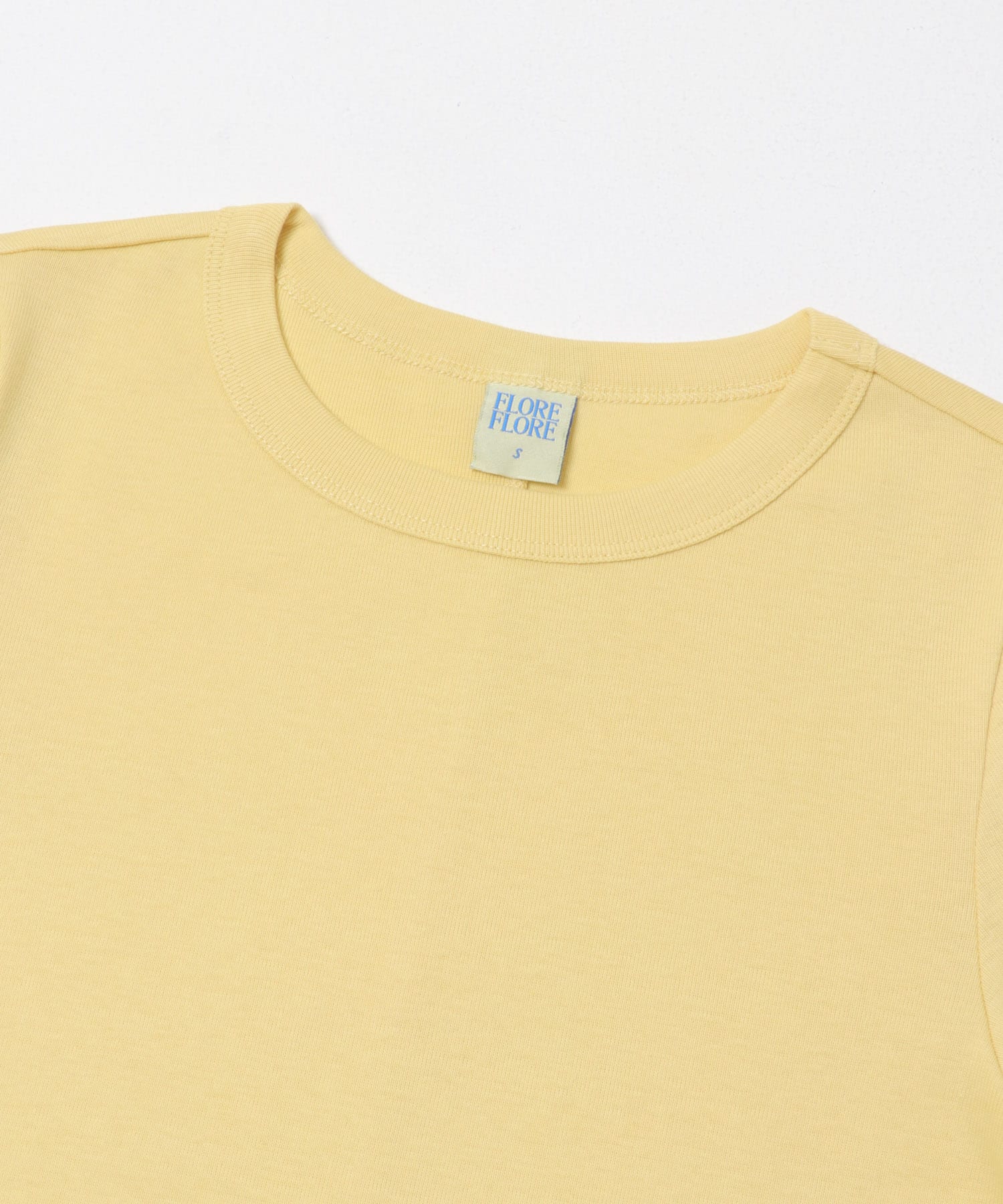 FLORE FLORE　CAR T-SHIRTS STRAW S