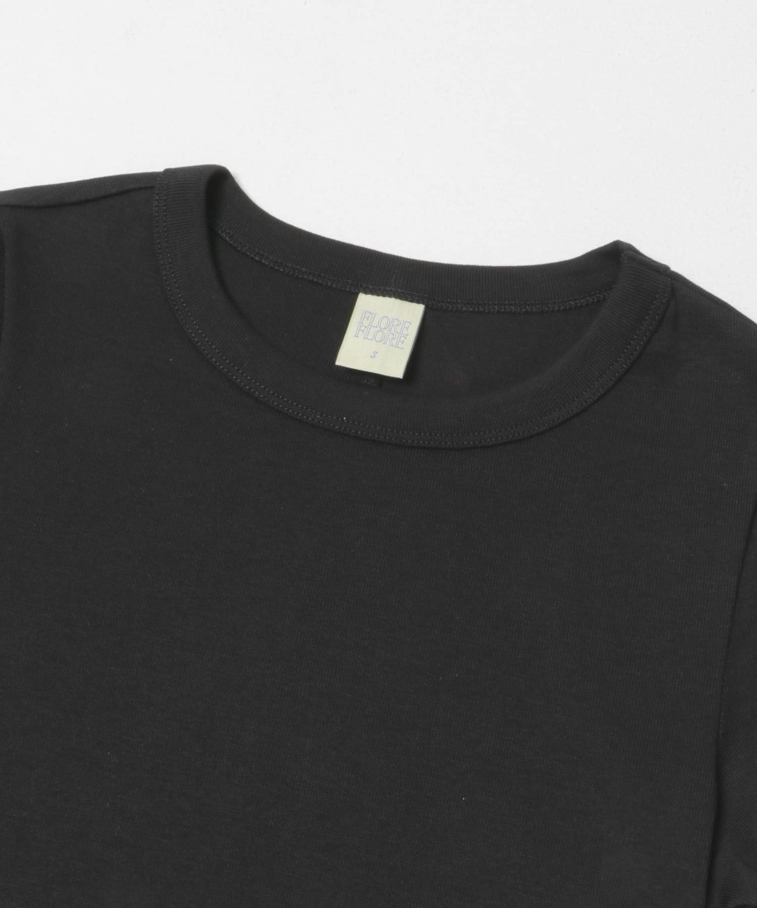 FLORE FLORE　CAR T-SHIRTS BLACK S