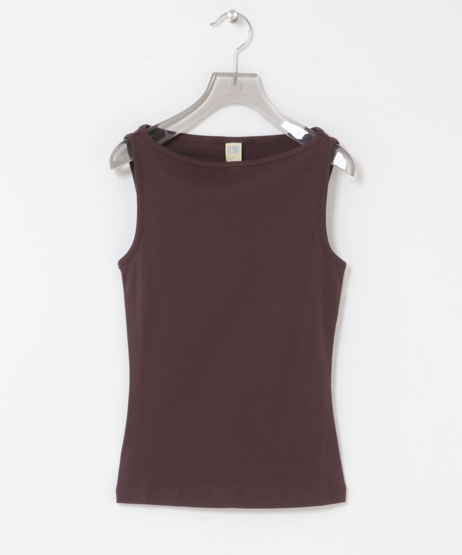 FLORE FLORE　TIMMI TANK CHOCO PLUM S