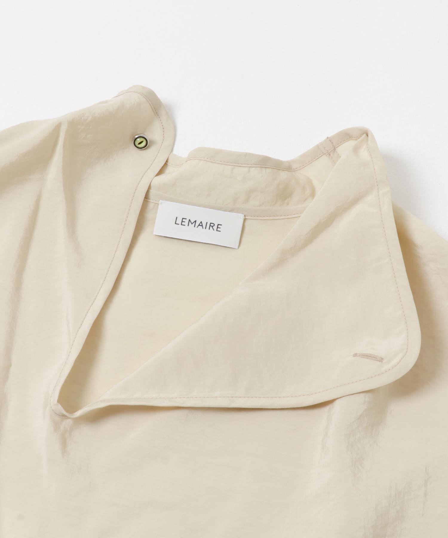 LEMAIRE　SOFT COLLAR TOP OAT MILK 36