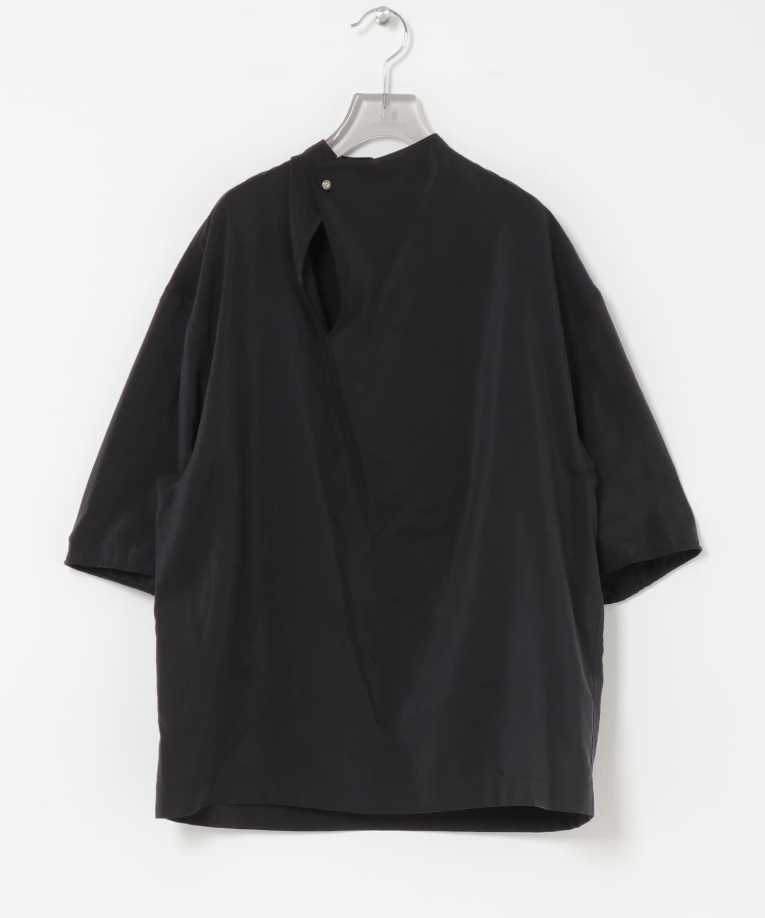 LEMAIRE　SOFT COLLAR TOP BLACK 36
