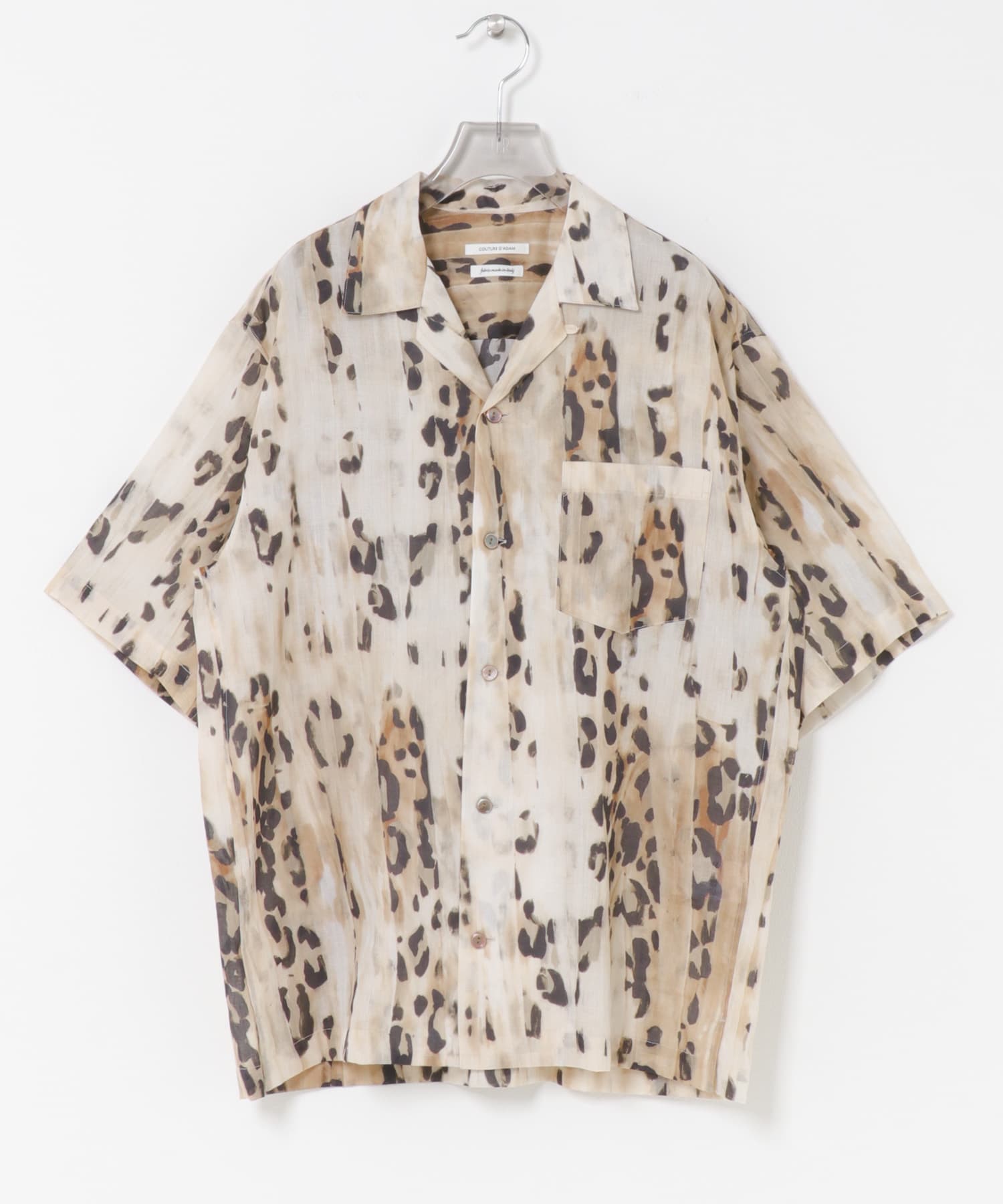 COUTURE D’ADAM　LEOPARD ITALIAN PRINT  SHIRTS