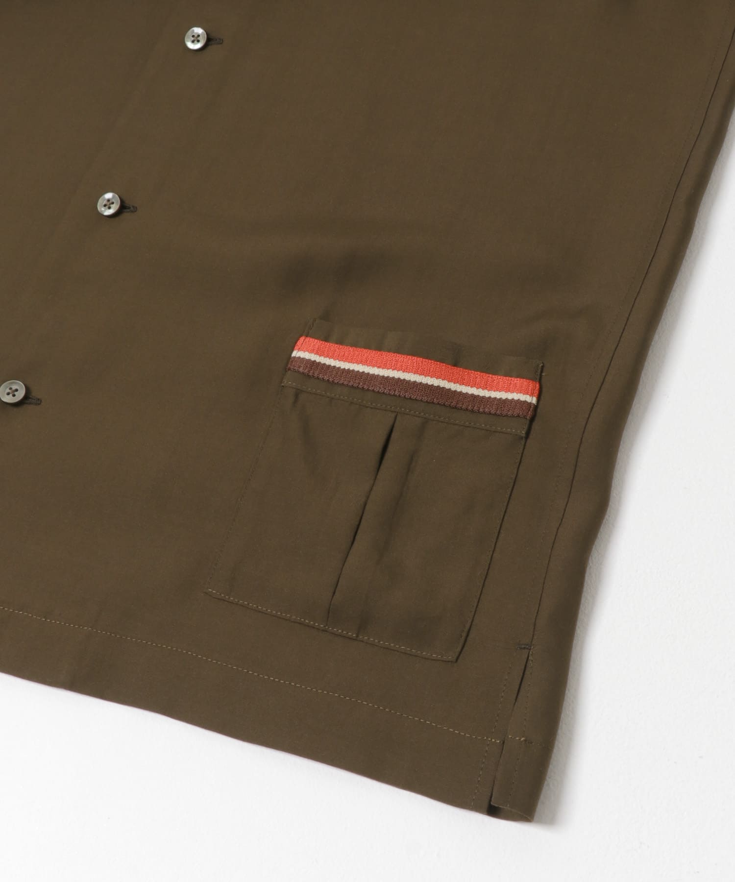 COUTURE D'ADAM AMERICAN OLD BOWLING SHIRTS(36 MOCA BROWN