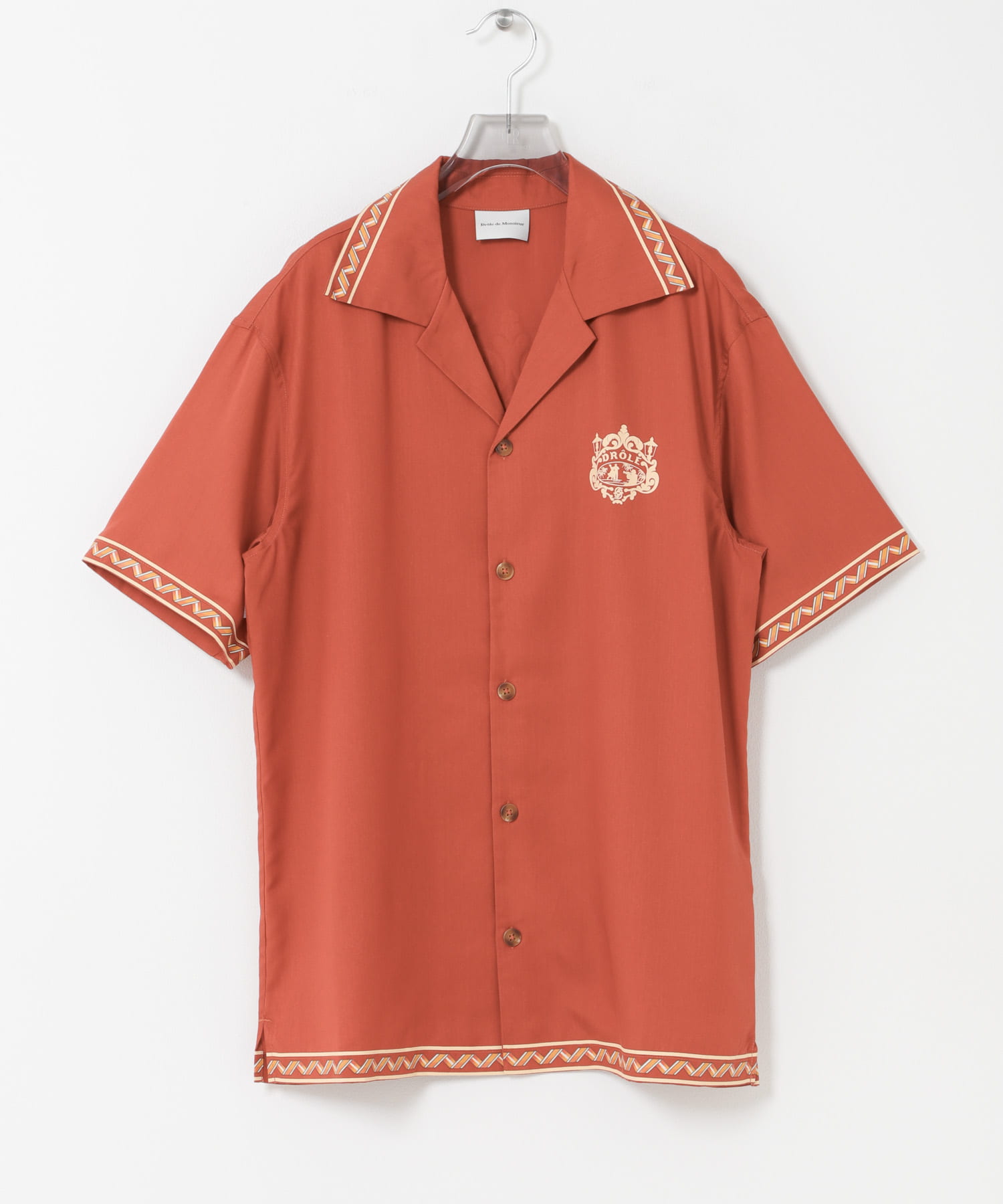 Drole de Monsieur　CHEMISE BRODEE DANSEURS BRICK XS