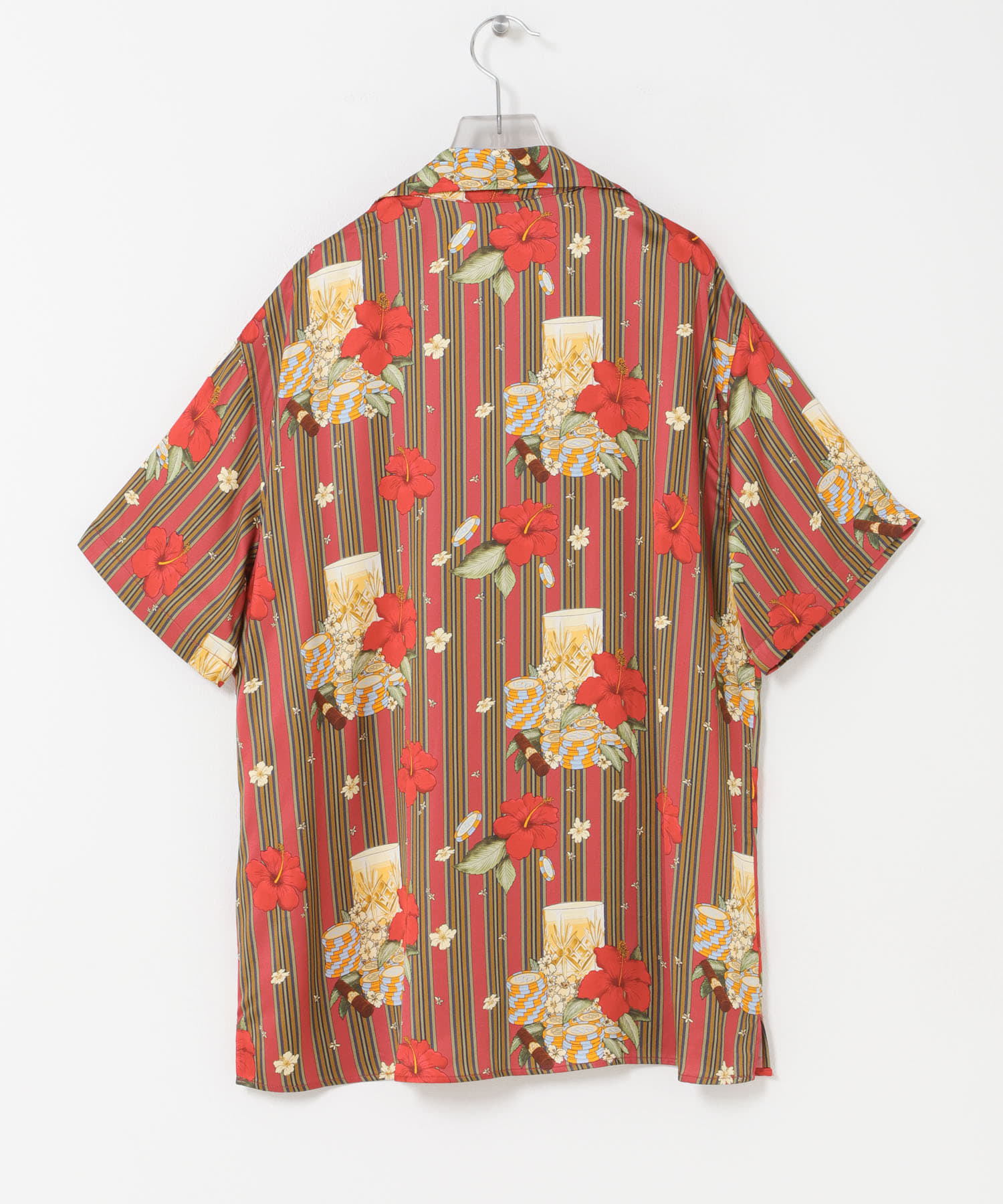 Drole de Monsieur　CHEMISE HIBISCUS CLUB PINK XS