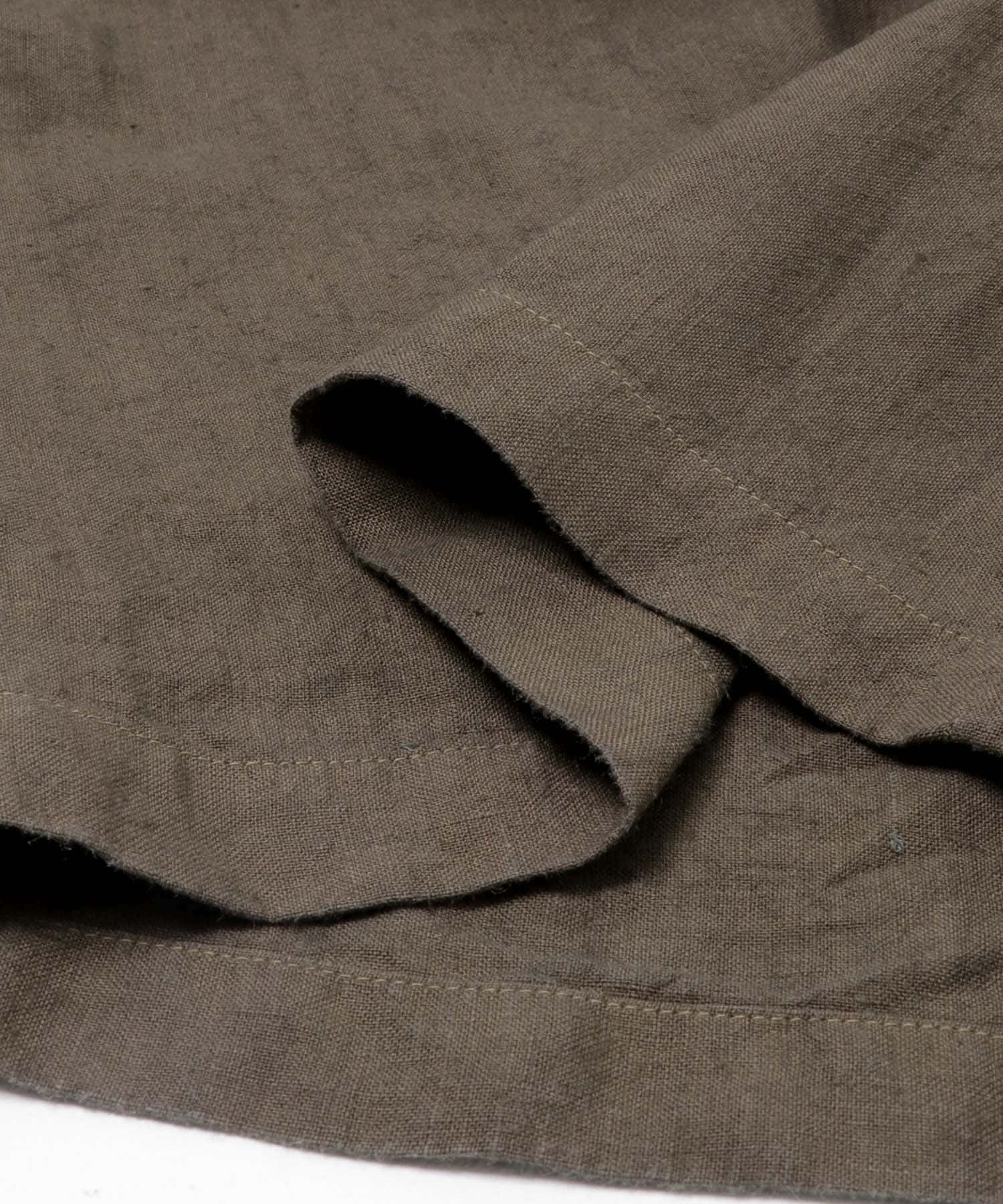 Nomat　WRAP PANTS/IRISH LINEN BROWN 2
