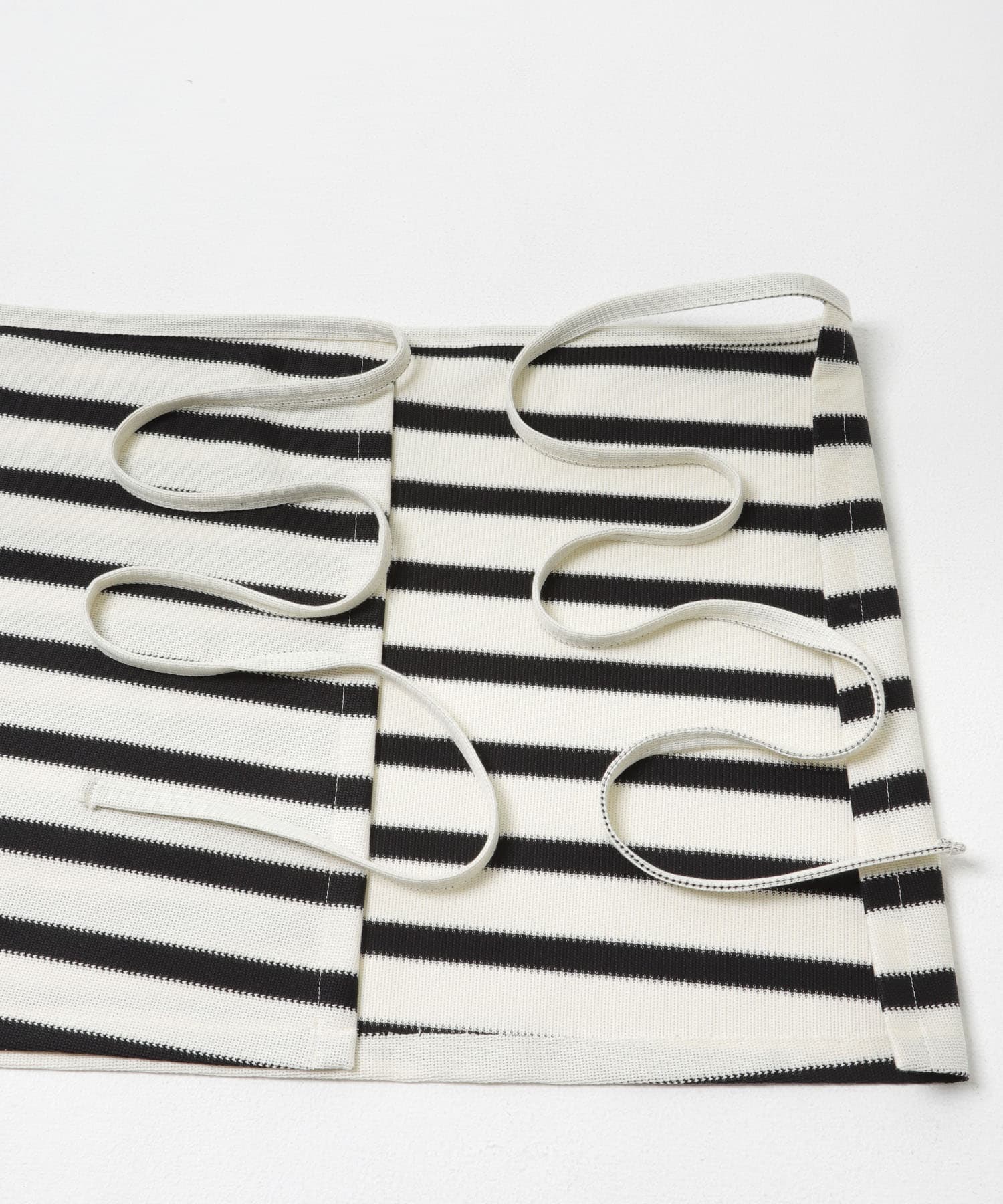 CURRENTAGE　ラッセルジャージラップスカート付きパンツ BLACK 1