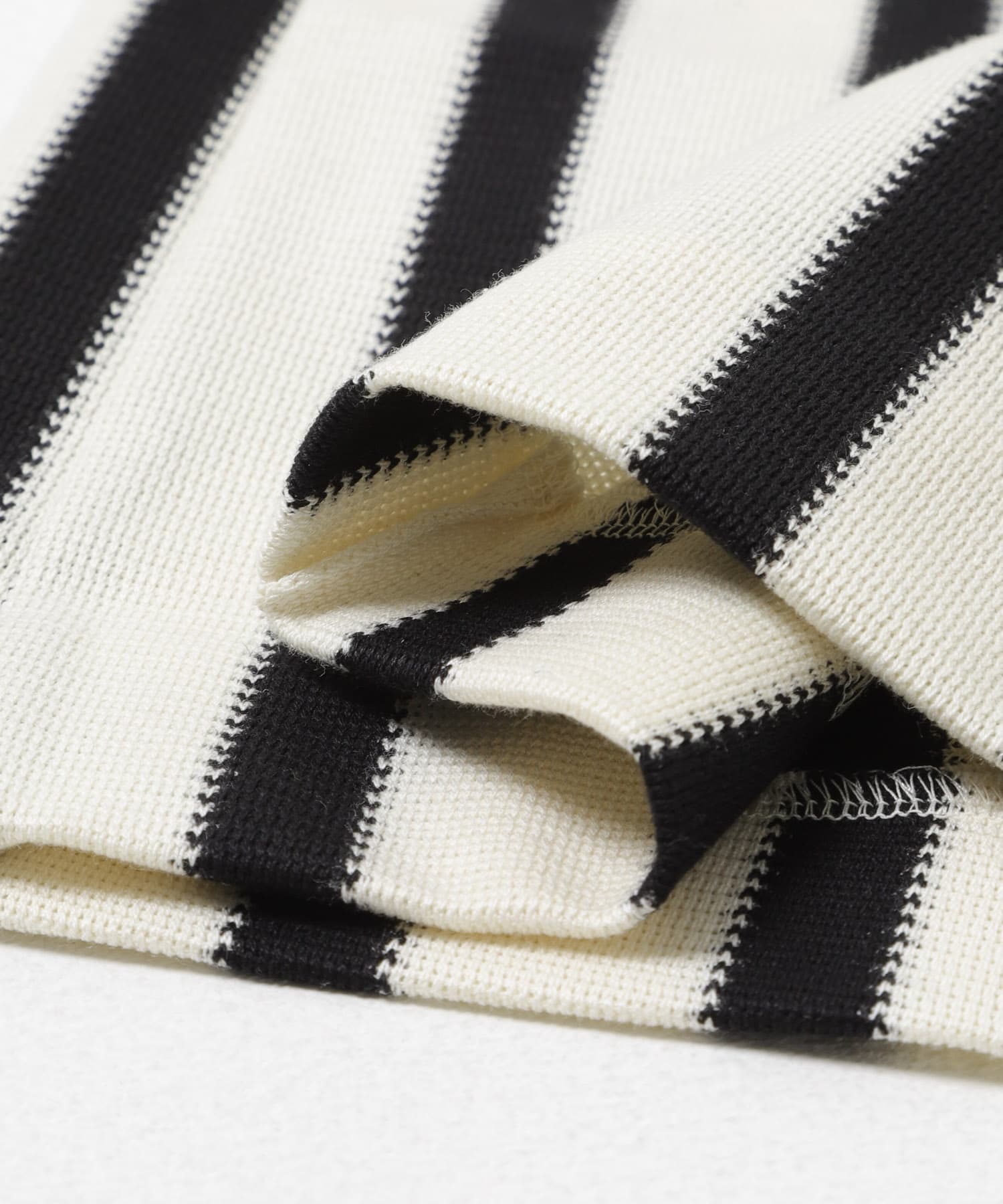 CURRENTAGE　ラッセルジャージラップスカート付きパンツ BLACK 1