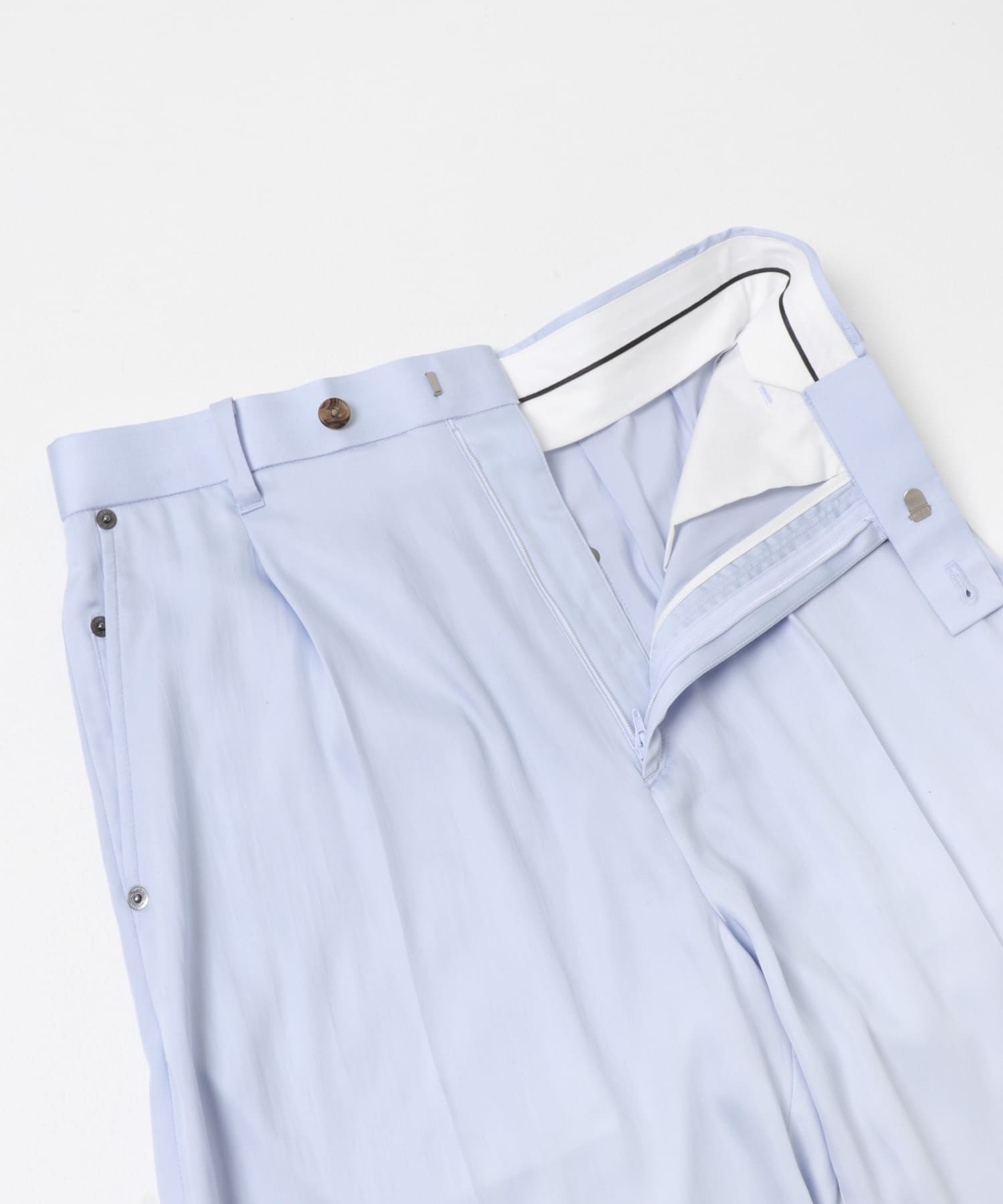 SATORU SASAKI　サテンストレートショーツ SAXE BLUE 2