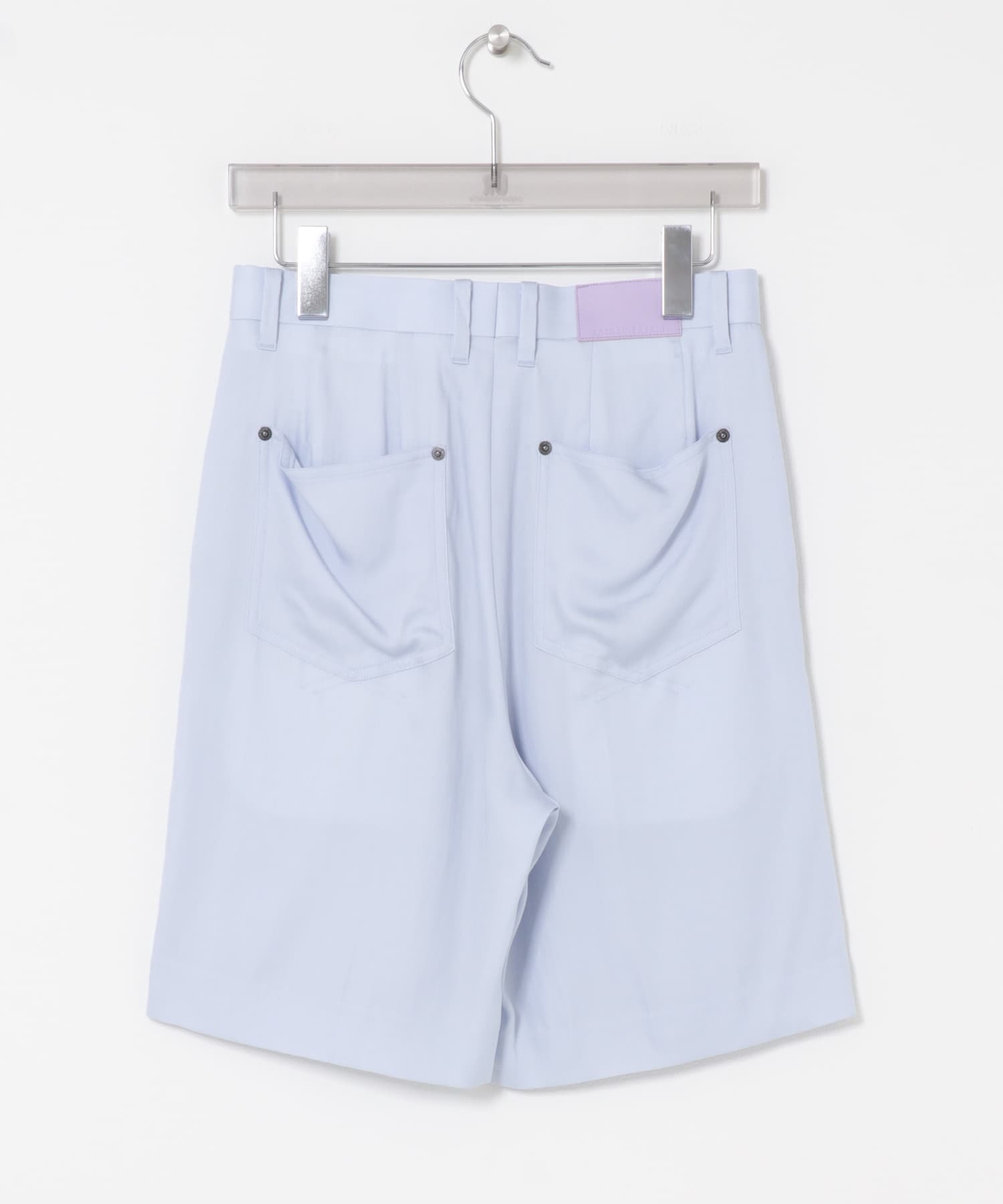 SATORU SASAKI　サテンストレートショーツ SAXE BLUE 2