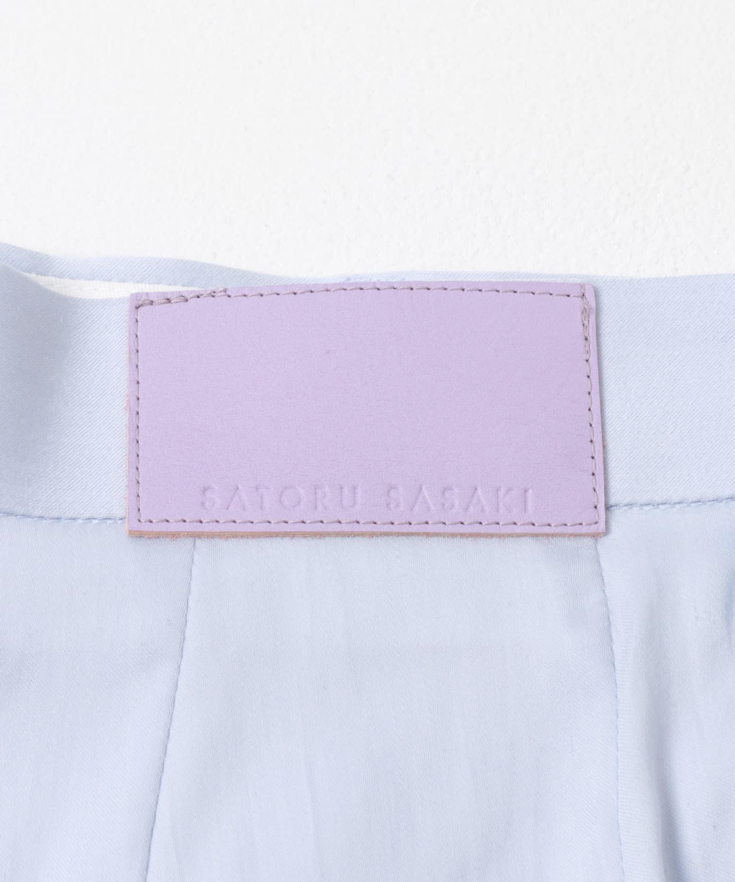 SATORU SASAKI　サテンストレートショーツ SAXE BLUE 2