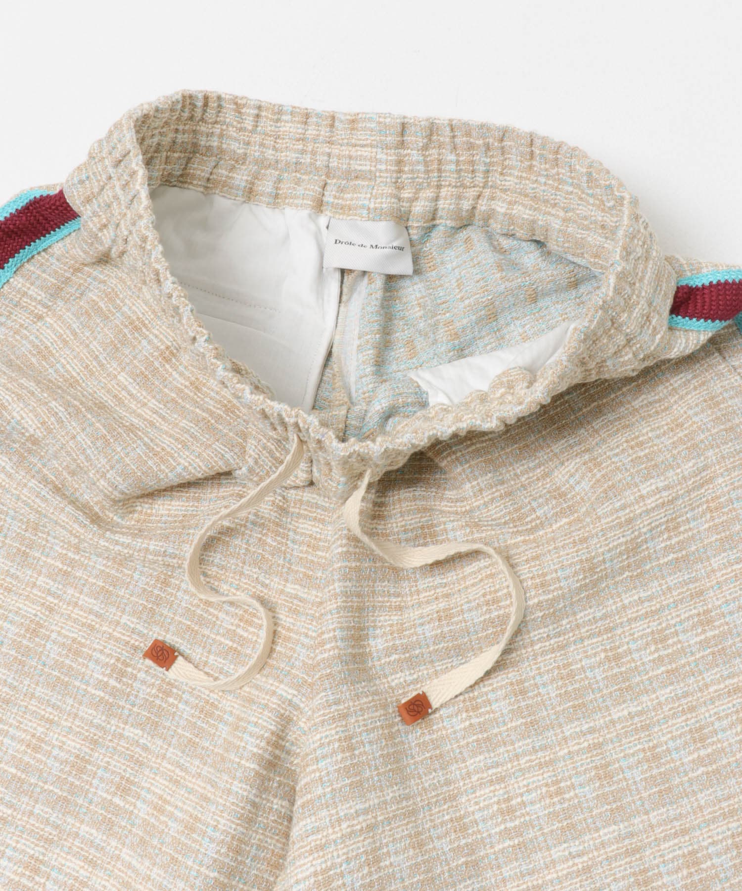 Drole de Monsieur　SHORT TWEED D MIROIR DARK SAND XS