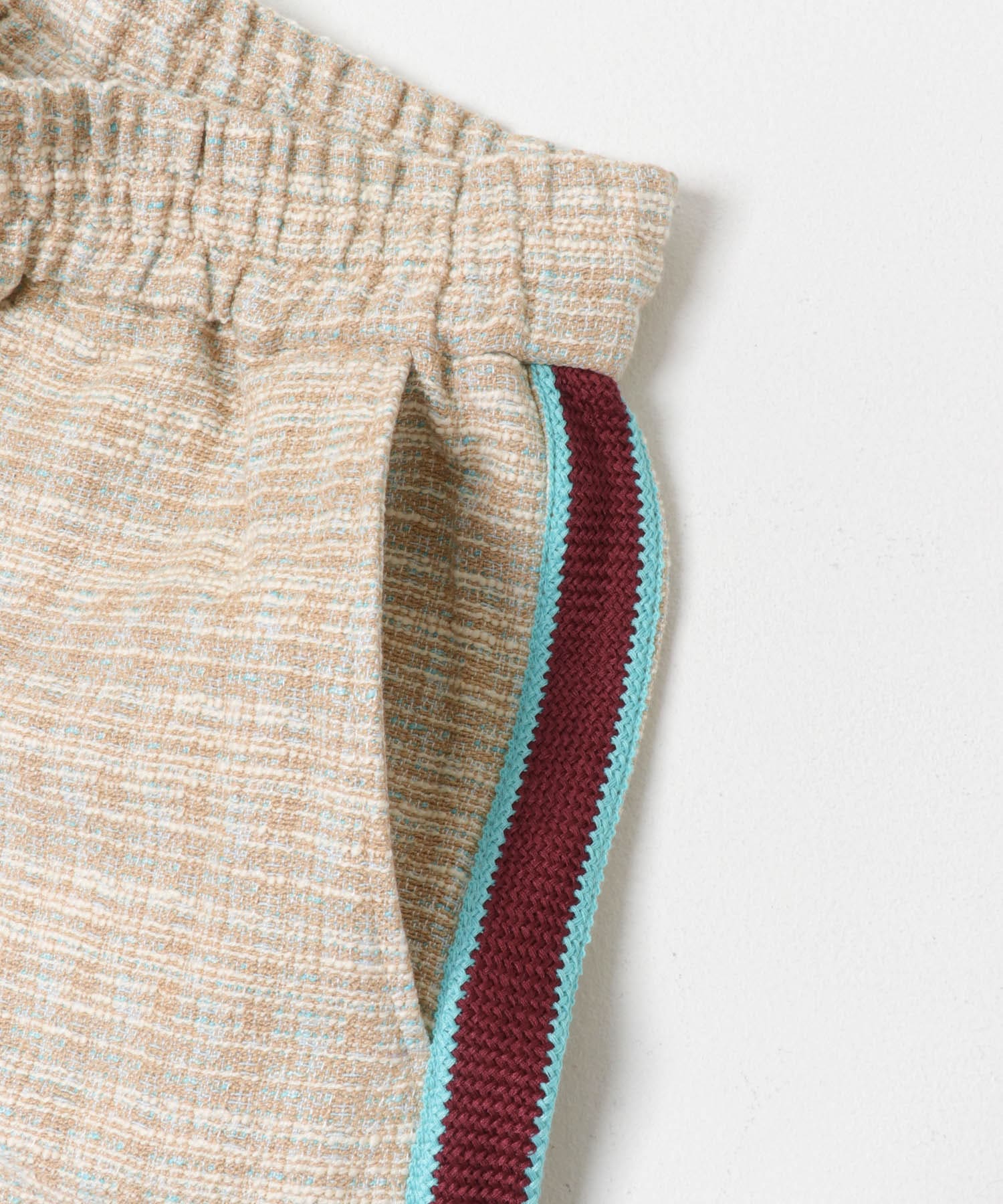 Drole de Monsieur　SHORT TWEED D MIROIR DARK SAND XS